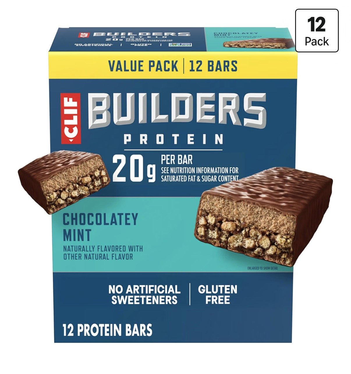CLIF Builder Protein Bars (12 Pack)