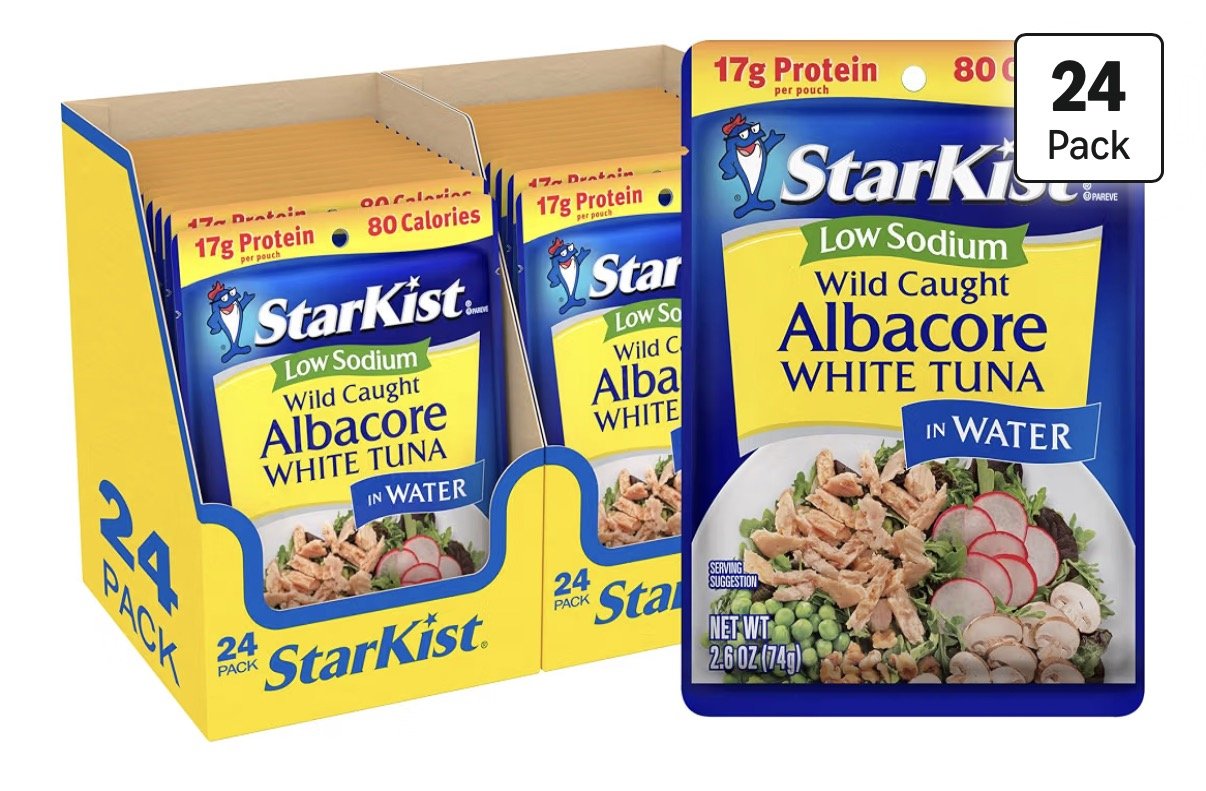 StarKist Low Sodium Albacore White Tuna in Water (24 Pack)