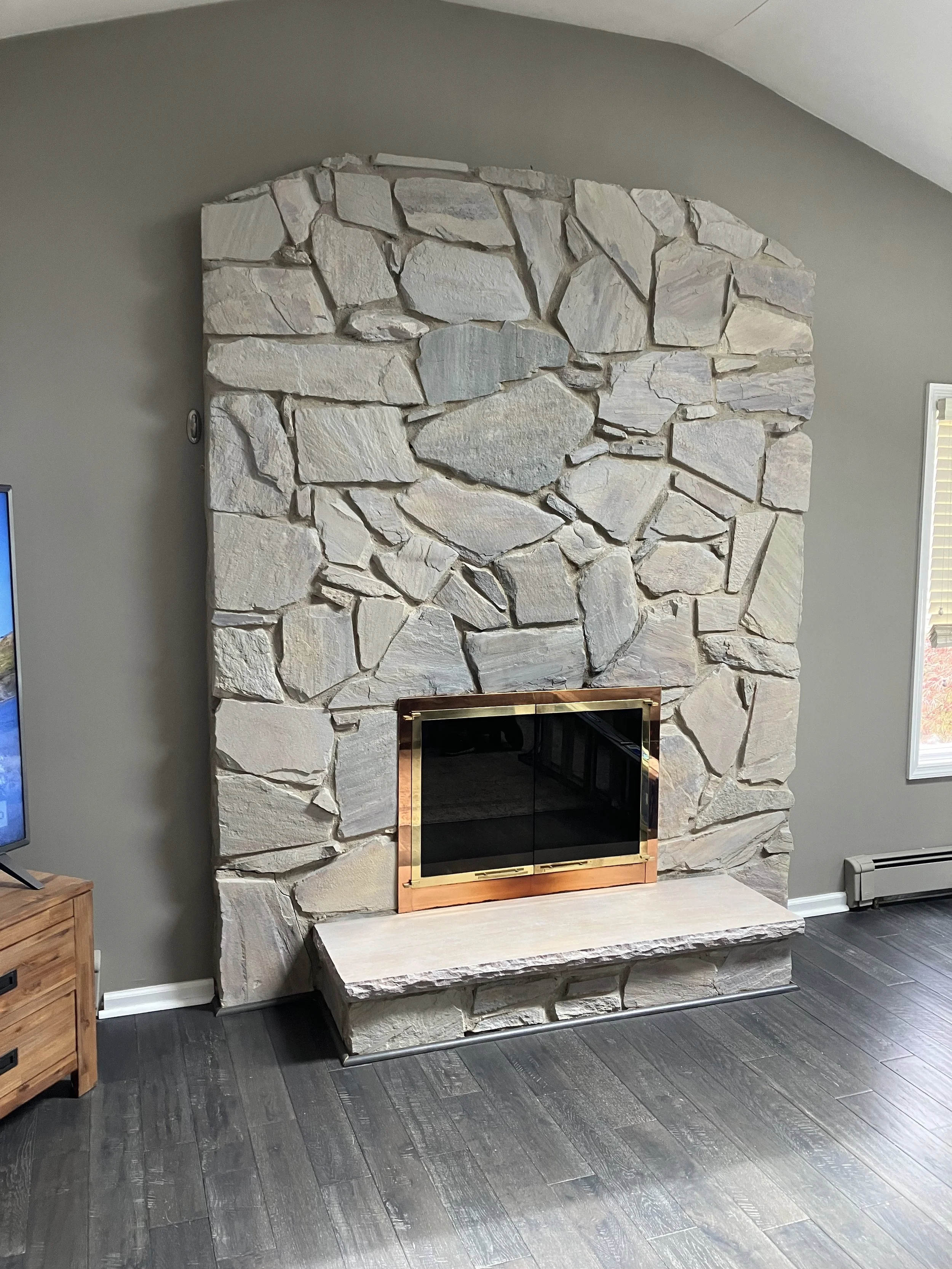 Rock Wall Paint Wash