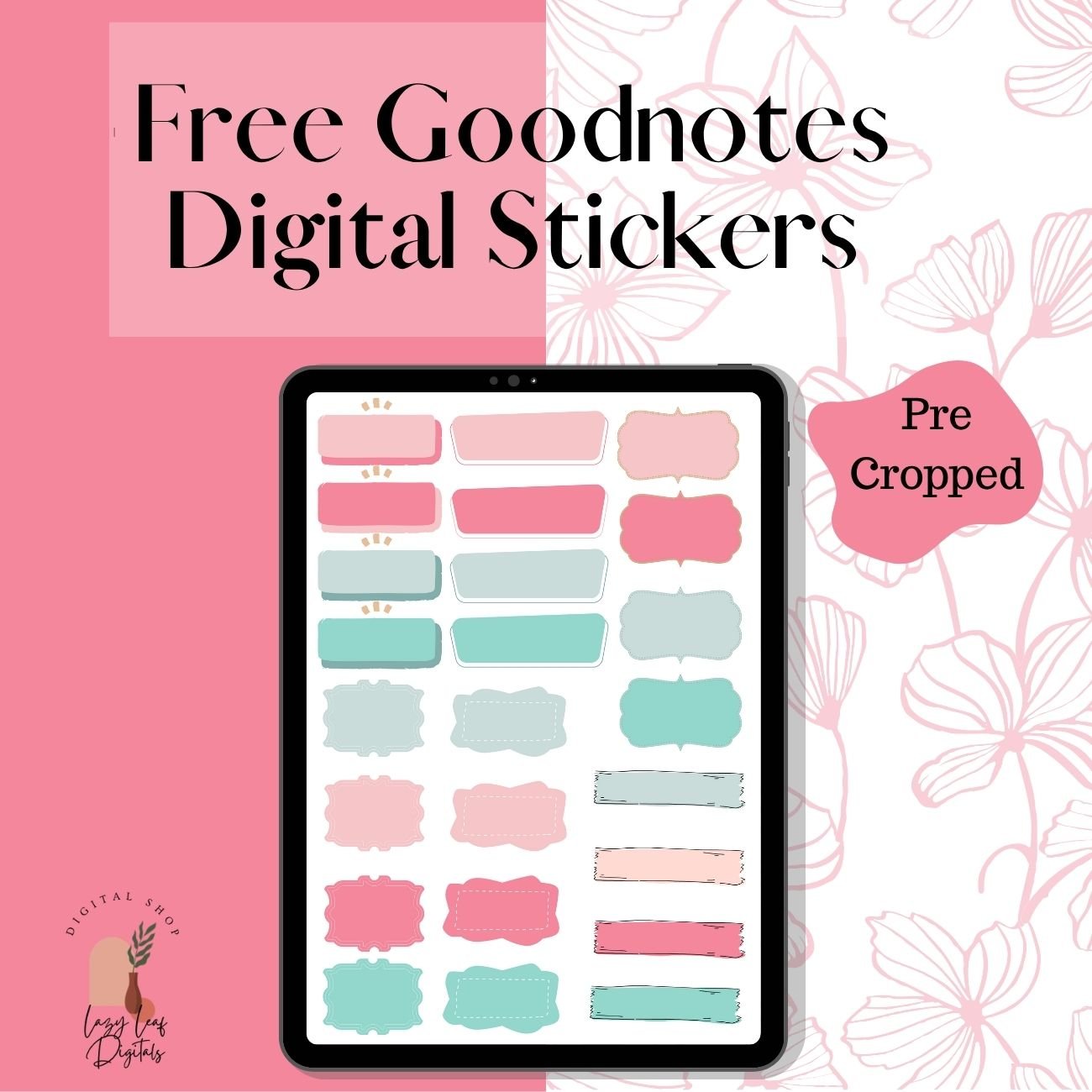 Free Banner Sticky Note DIGITAL Stickers