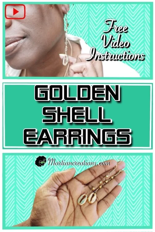 Wire Wrap Shell Earrings