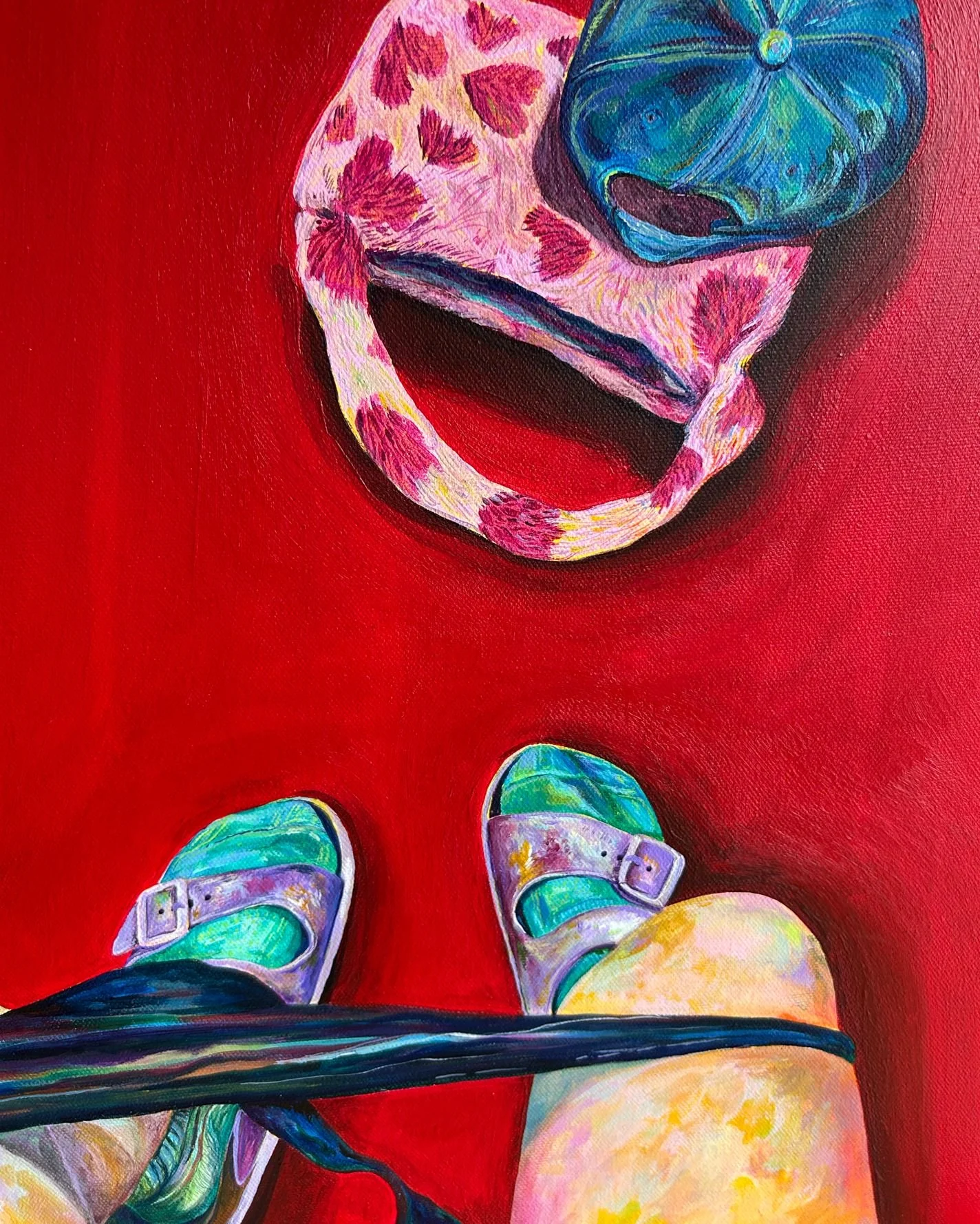 It&rsquo;s fun to play with perspective. 

Vision, experience, interpretation - each viewer adds another layer.

A moment for this red please 🍅