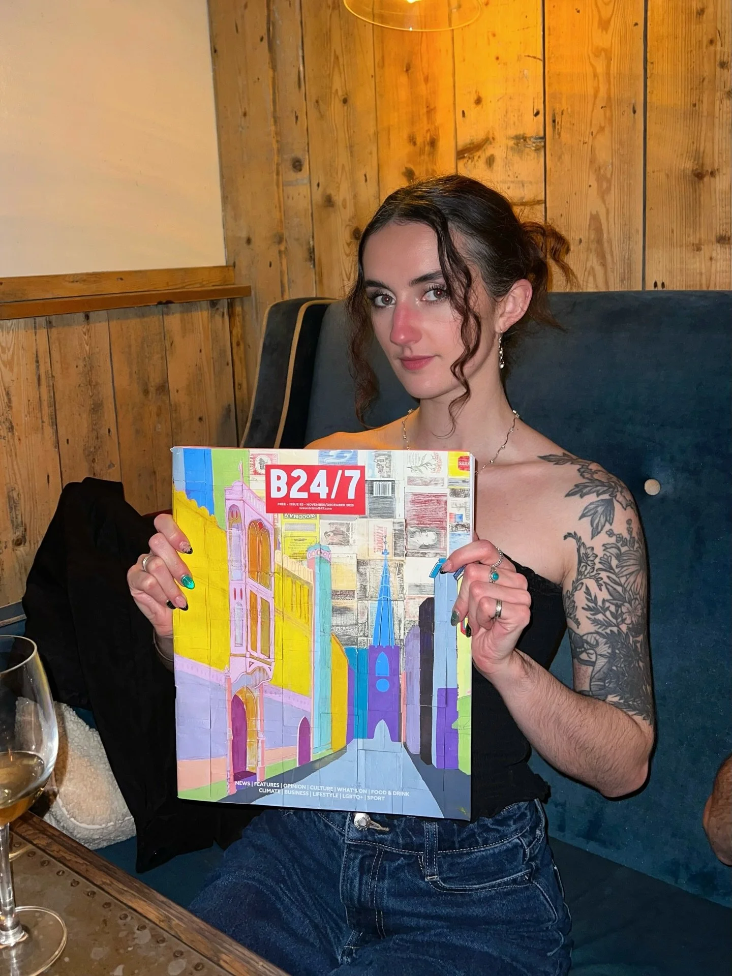 I&rsquo;m a cover girl!!&hellip; well my art is!

Chosen as the front cover of the November/December edition of @bristol247 - South West Bristol&rsquo;s biggest independent magazine &amp; website!!! 🌟 

With around 20,000 copies hitting the streets 