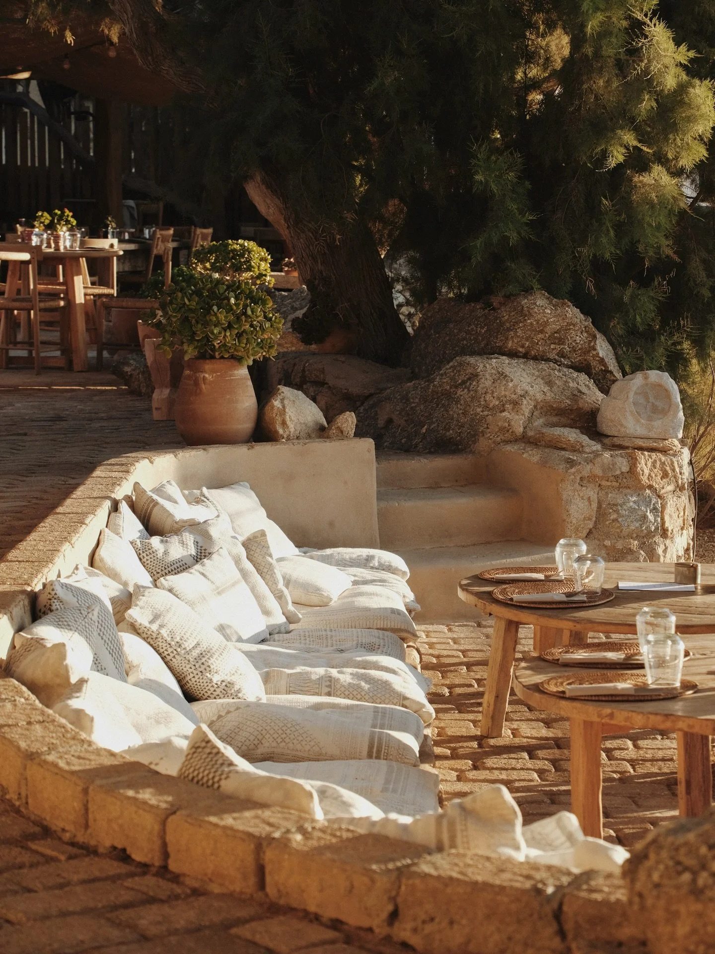 Sun baking, sea swimming, wine sipping &amp; sunrise snapping at @thewildhotel last October. Forever dreaming of Greek shoulder season and plotting my return.