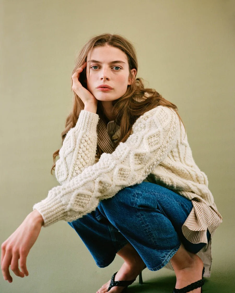 Sustainable & Ethical Luxury Fashion Handknit Sweaters for Women