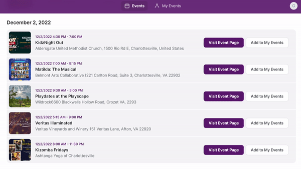 Charlottesville Events Calendar | Good Times in Cville Charlottesville Events Calendar | Good Times in Cville