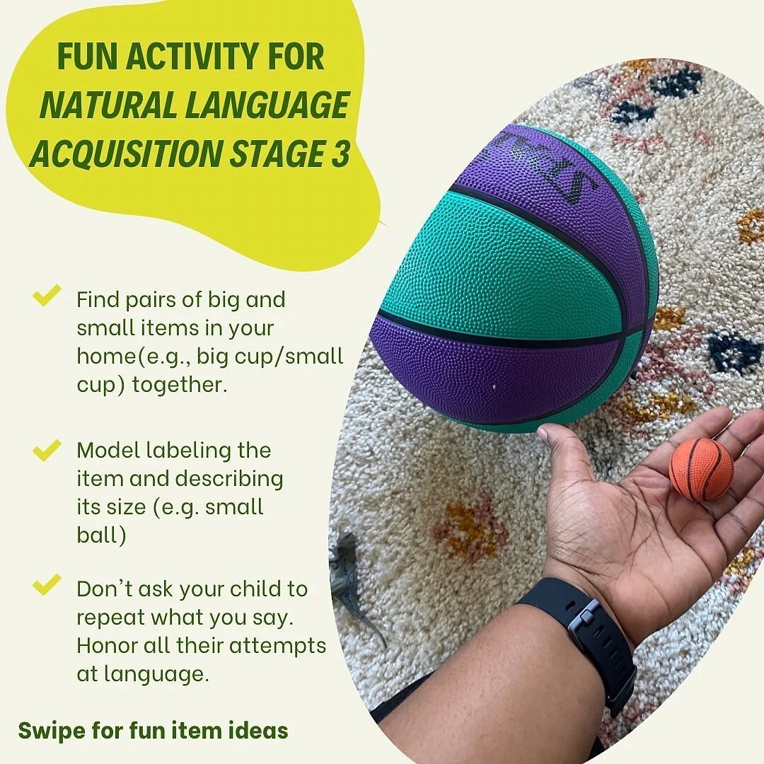 So you&rsquo;ve got to stage 3! It&rsquo;s an exciting stage to be in. In stage 3 NLA we start to see a child freeing single words from gestalts! 

This stage is when our GLP discovers single words as units and starts to combine single words! 

Once 