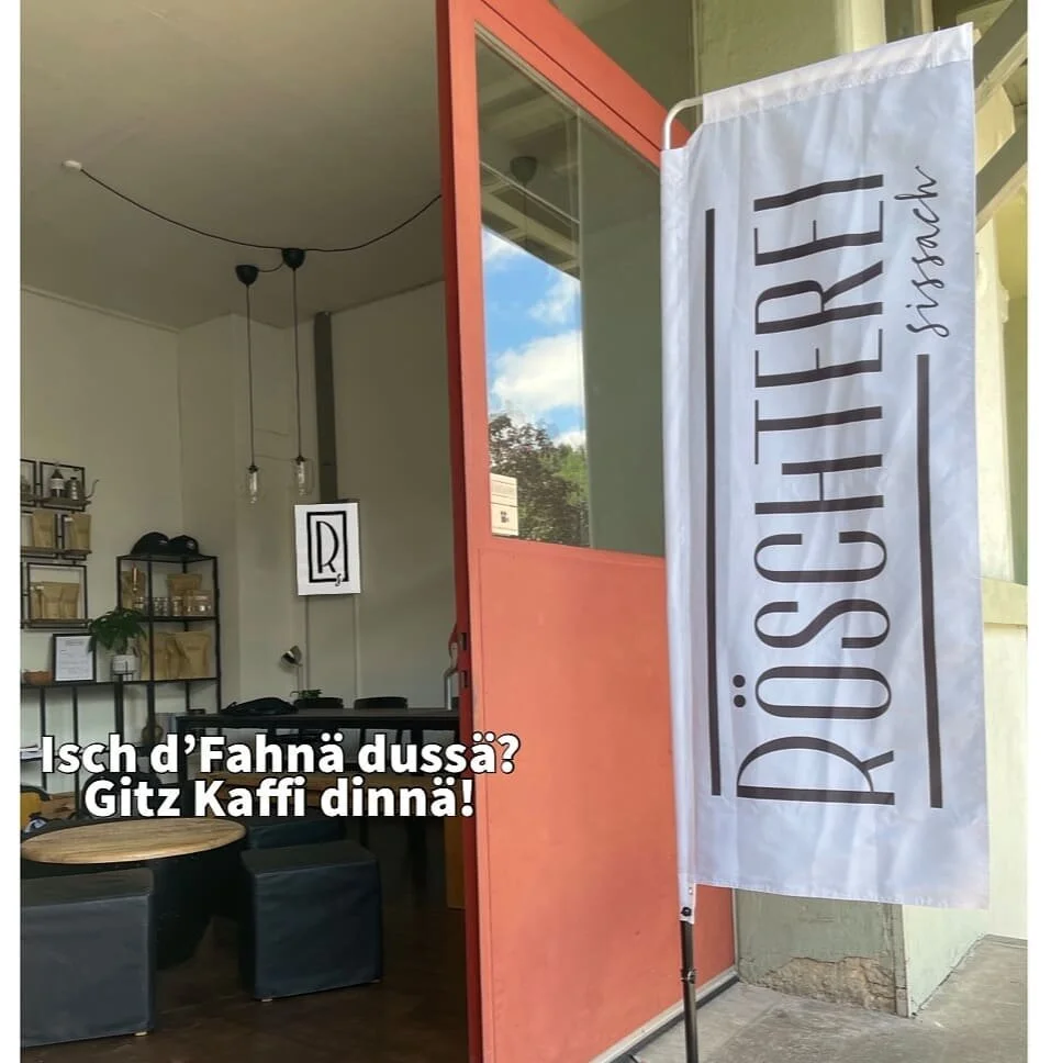 🚨News🚨 
Mir h&auml;n jewils offe wenn d'Fahn&auml; duss&auml; isch. Den&auml; gitz Kaffi f&uuml;r alli! 💪🏼☕
Neumattstrasse 6, Sissach #r&ouml;schtereisissach #kaffif&uuml;ralli #kaffee