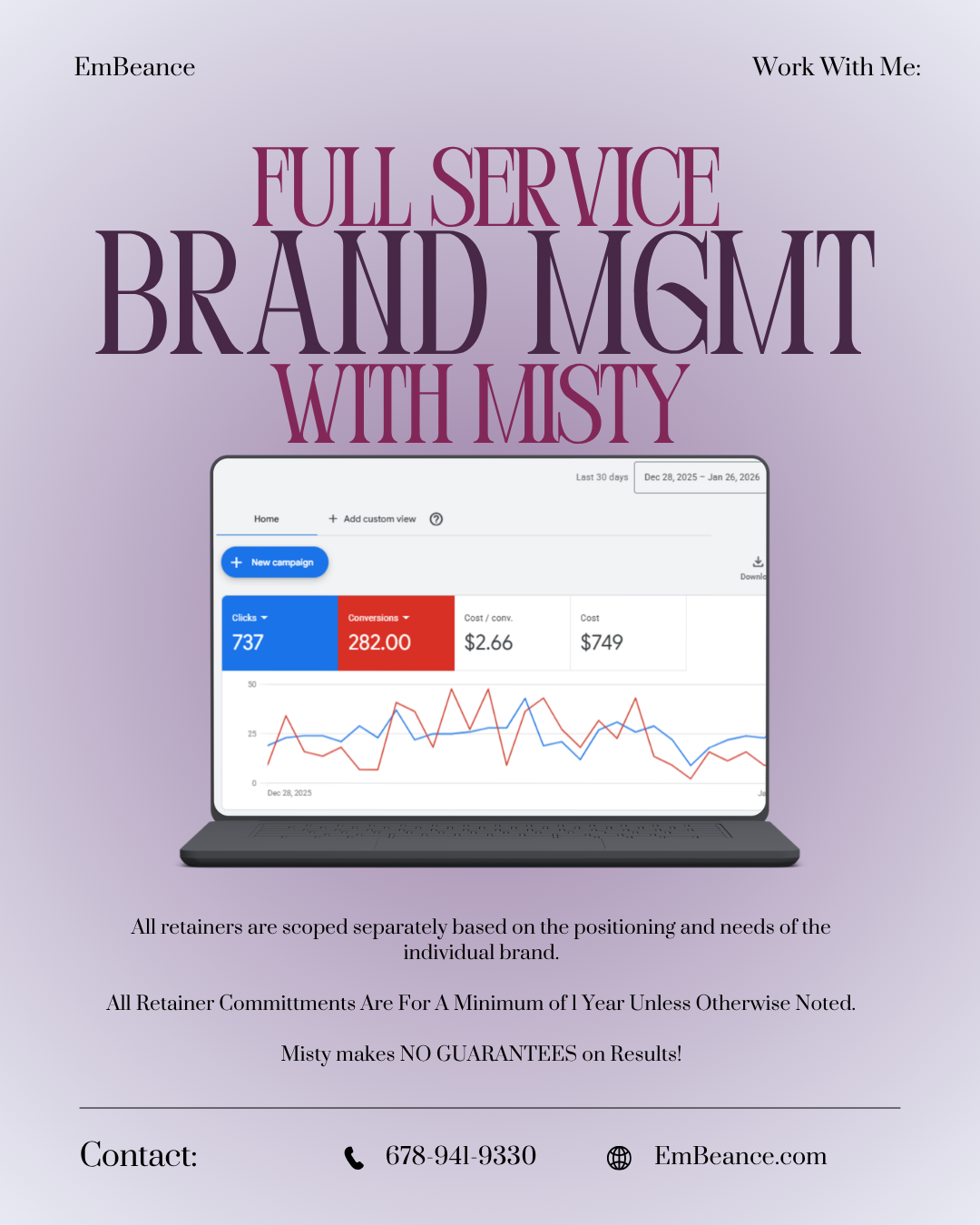 Full Service Brand Management With Misty Burrell, Remote, and Fractional Head Of Marketing for Growing & Scaling Brands.