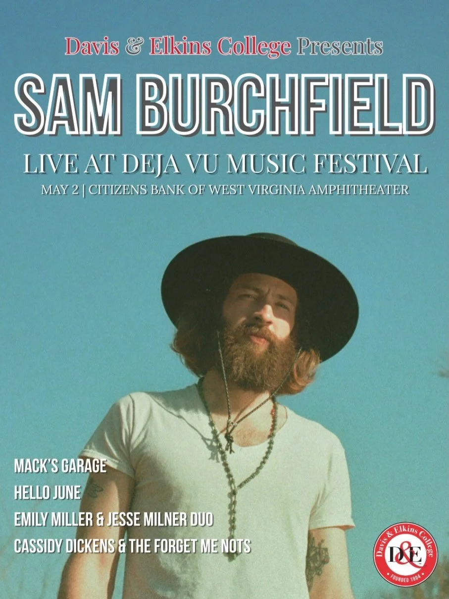 Just announced! So excited to open for @samburchfield d alongside @hellojuneband, @emmyflora &amp; Jesse Milnes, and Mack&rsquo;s Garage. 

I&rsquo;ll be there backed by my whole stellar band. 
May 2 in Elkins, WV.

Grab your tickets at the link in m
