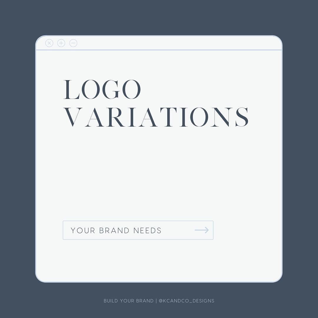 Let&rsquo;s talk LOGOS!
Some of the most common questions I get surrounding the logo suite:
 &bull; Which ones should my business have?
 &bull; Why do I need more than one logo?
 &bull; Where should I use _________ logo? 
⠀⠀⠀⠀⠀⠀⠀⠀⠀
Each logo variatio