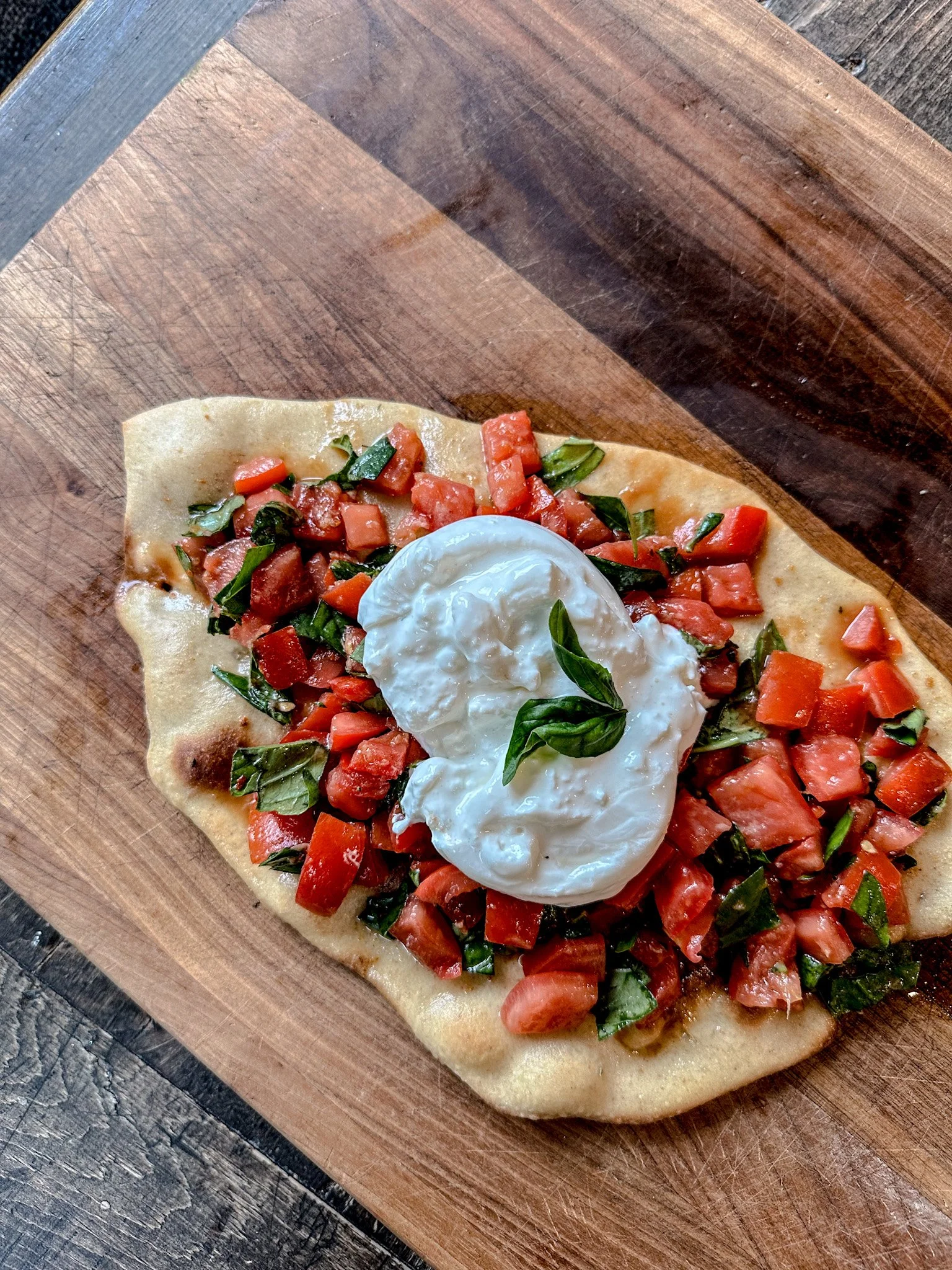 Bruschetta Flatbread — thunderduck farm