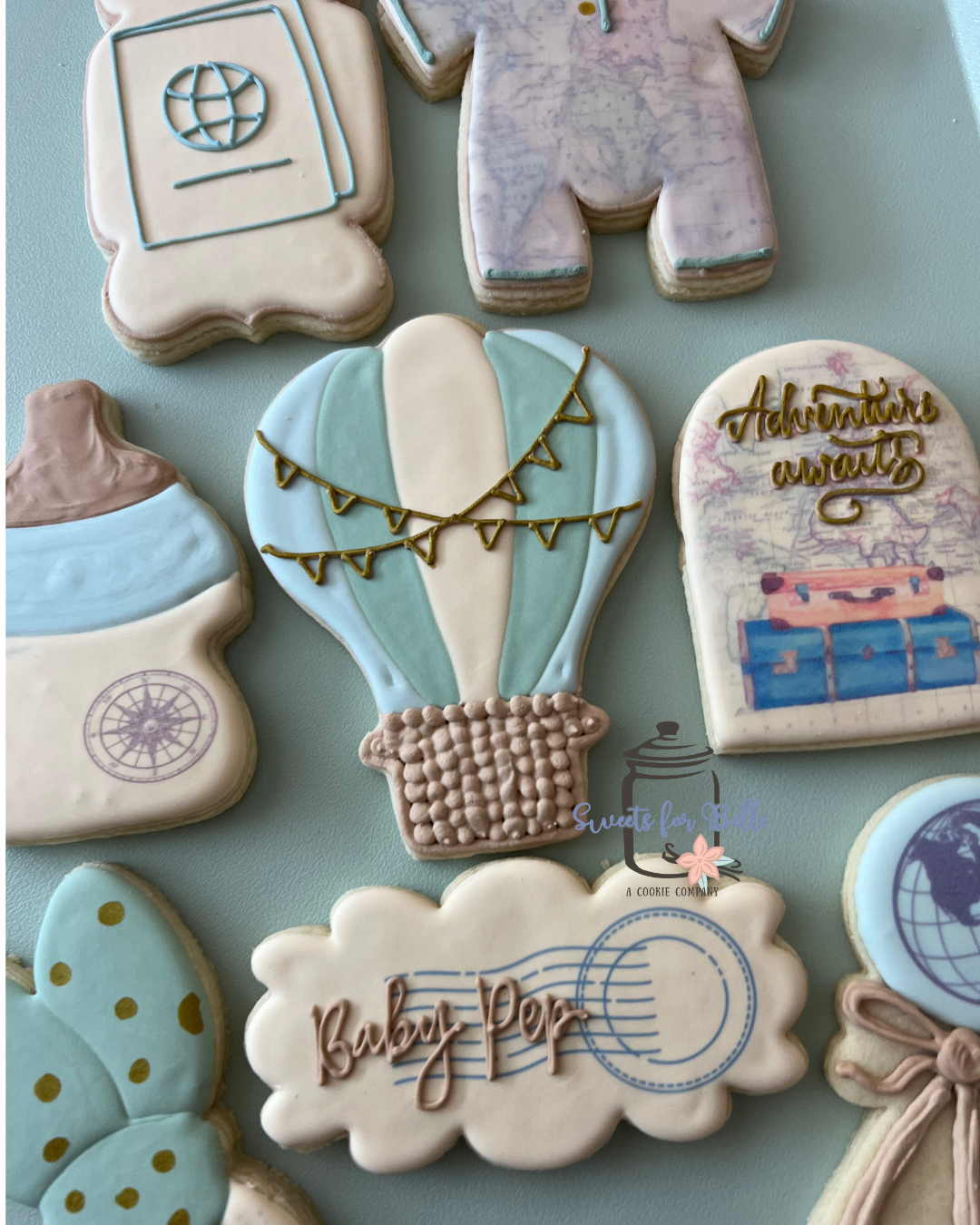 "Adventure is out there" Baby Shower