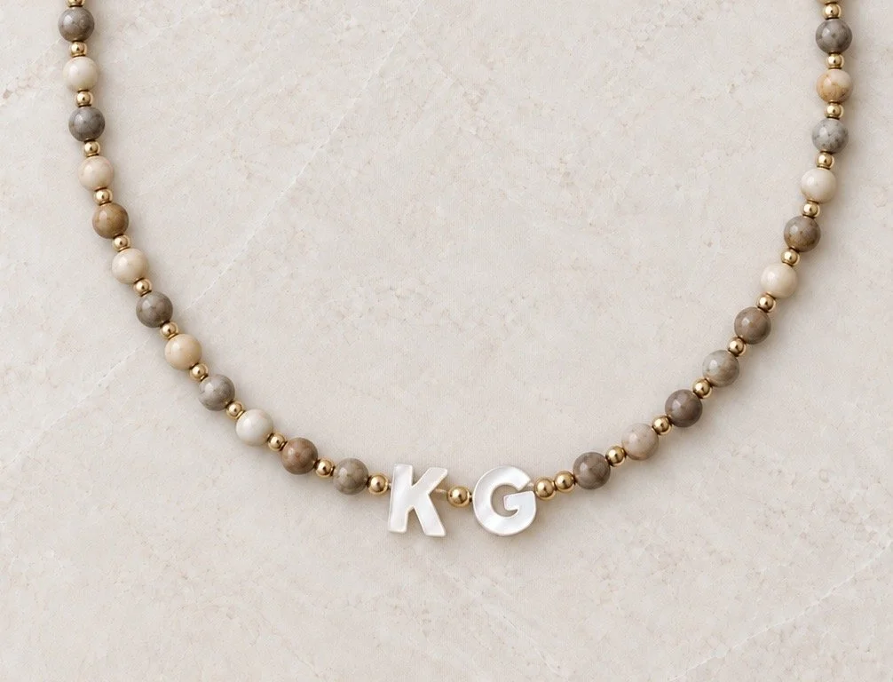 "KG" Name Necklace