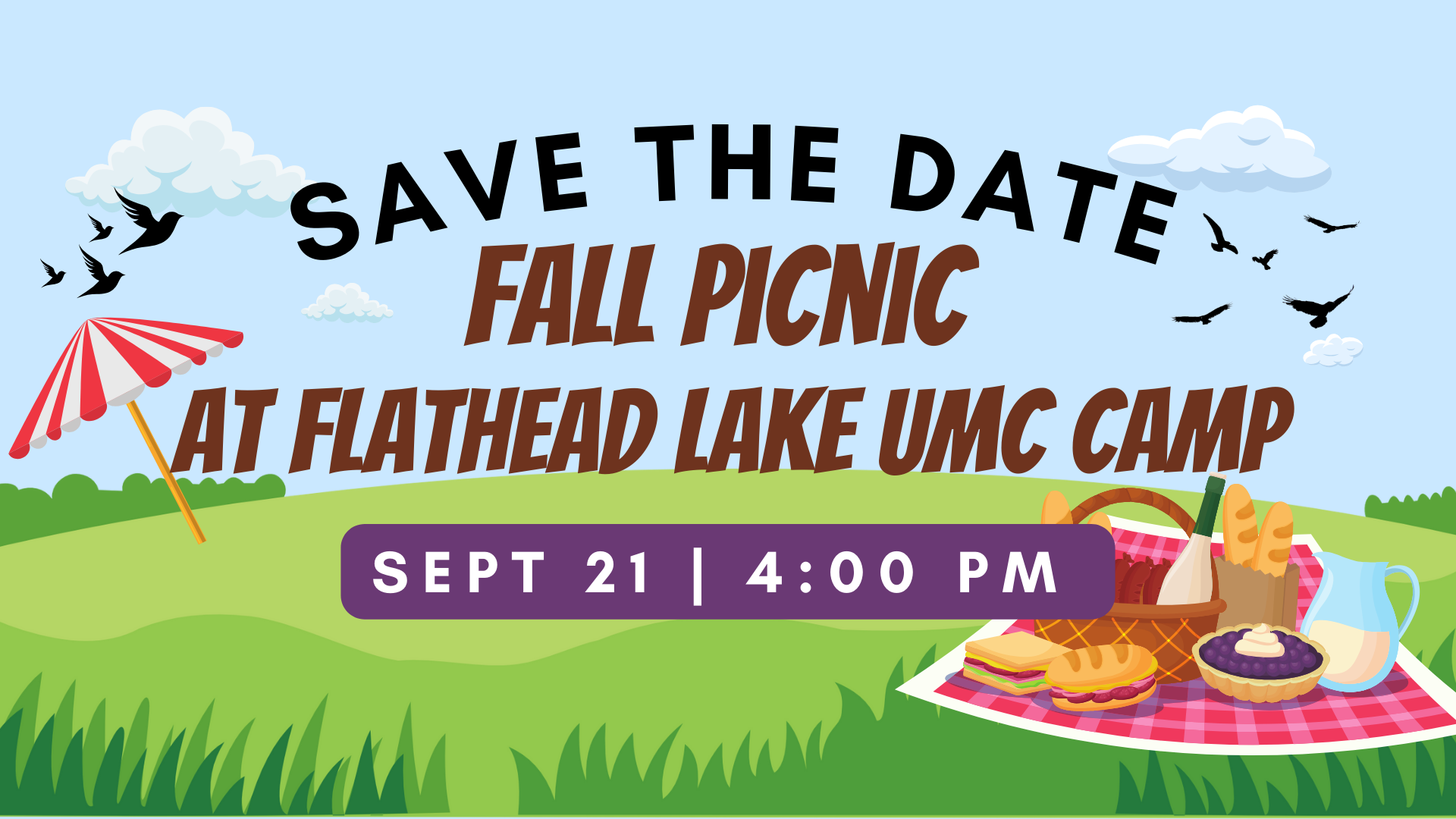 Fall Picnic at Flathead Lake UMC Camp
