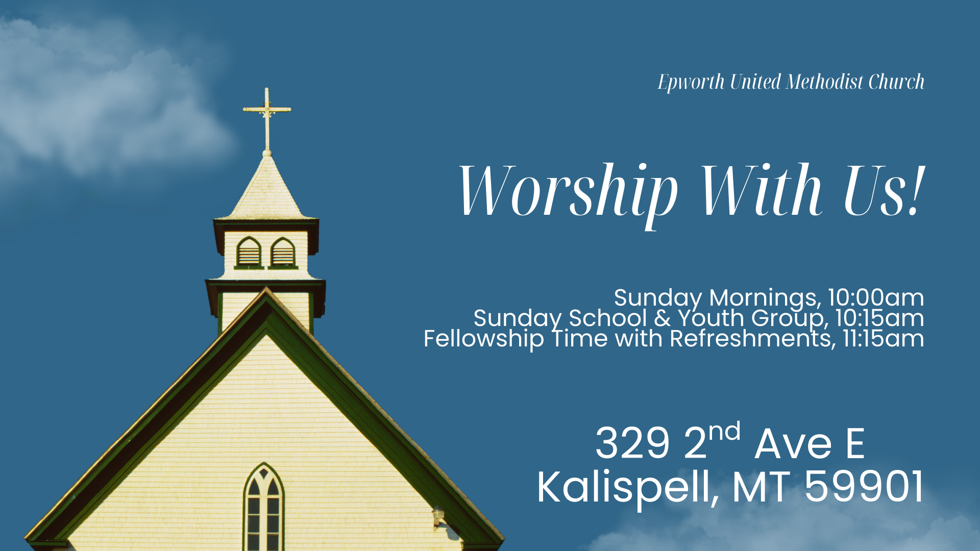Worship With Us!