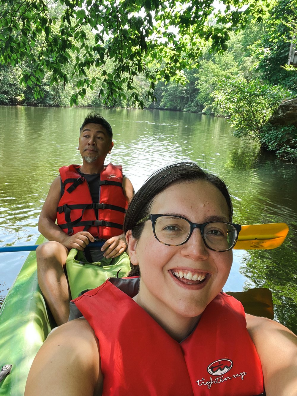 Erin and Allan Kayaking Summer Adventure Alabama.JPG