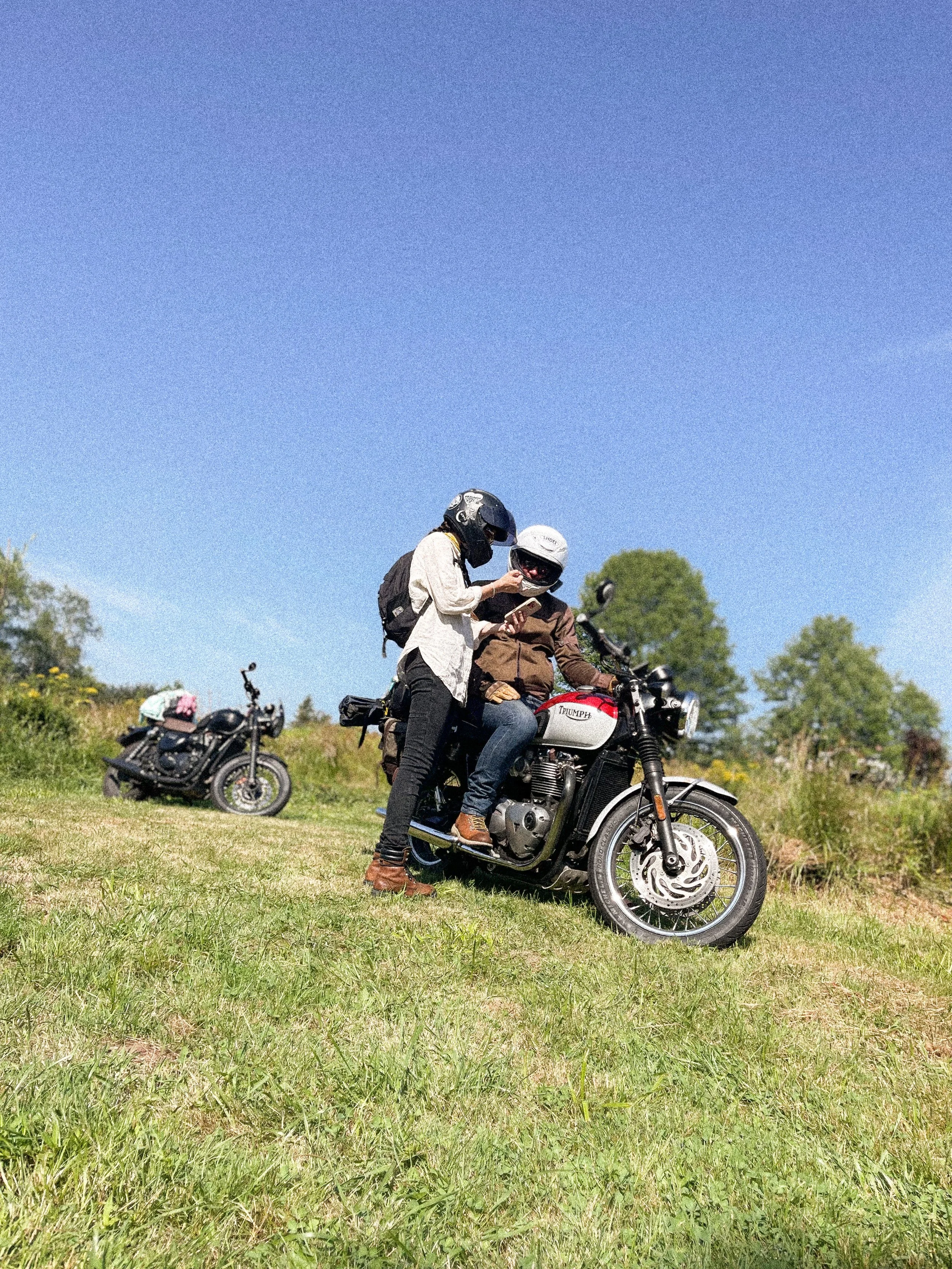 LitasNYC Photo Shoot at Summer Grillin Event Basecamp Brooklyn PLanning the Route.JPG