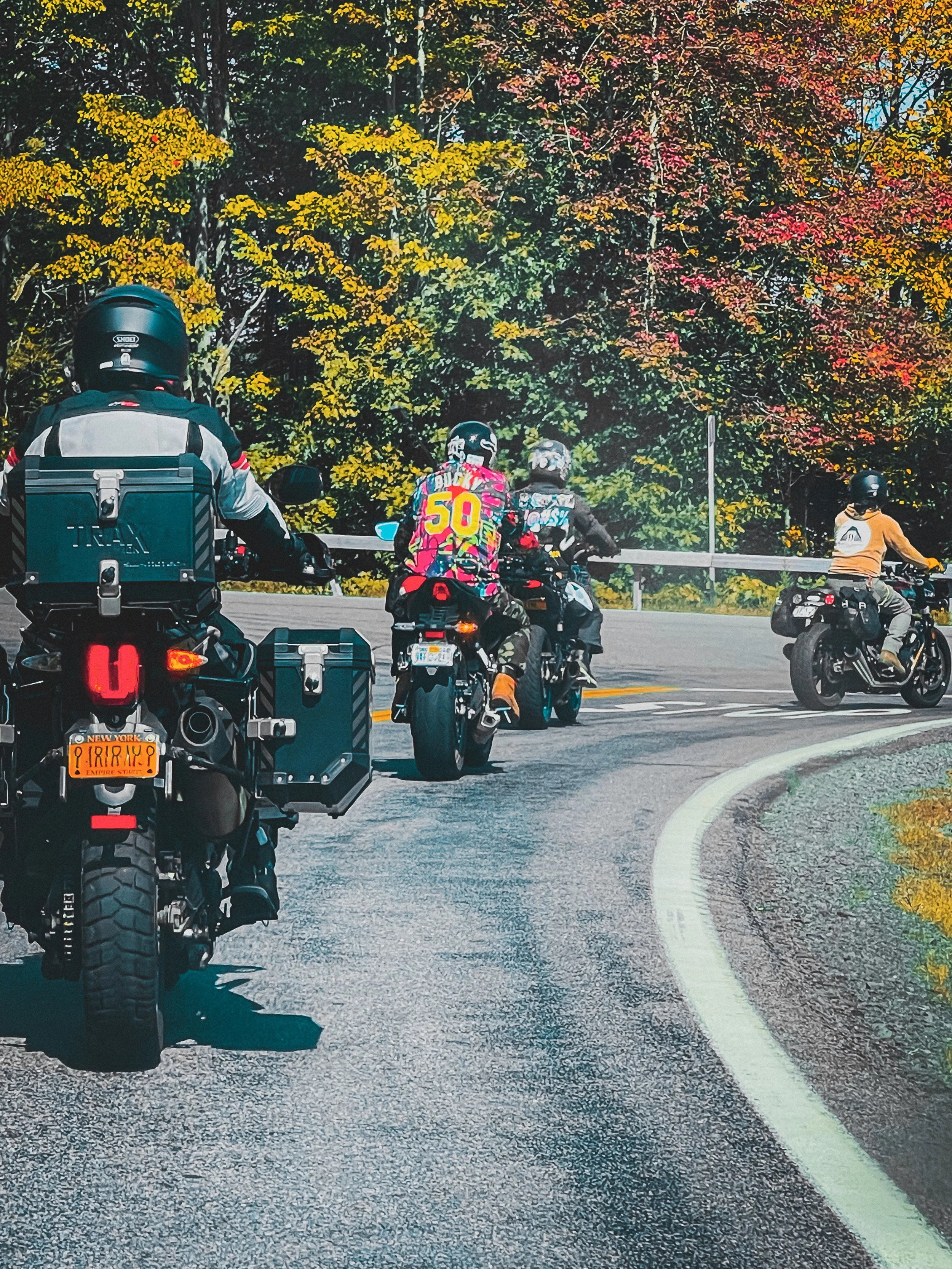 motorcycles riding the catskills in fall basecamp brooklyn september camping event mountain cruisin.JPG