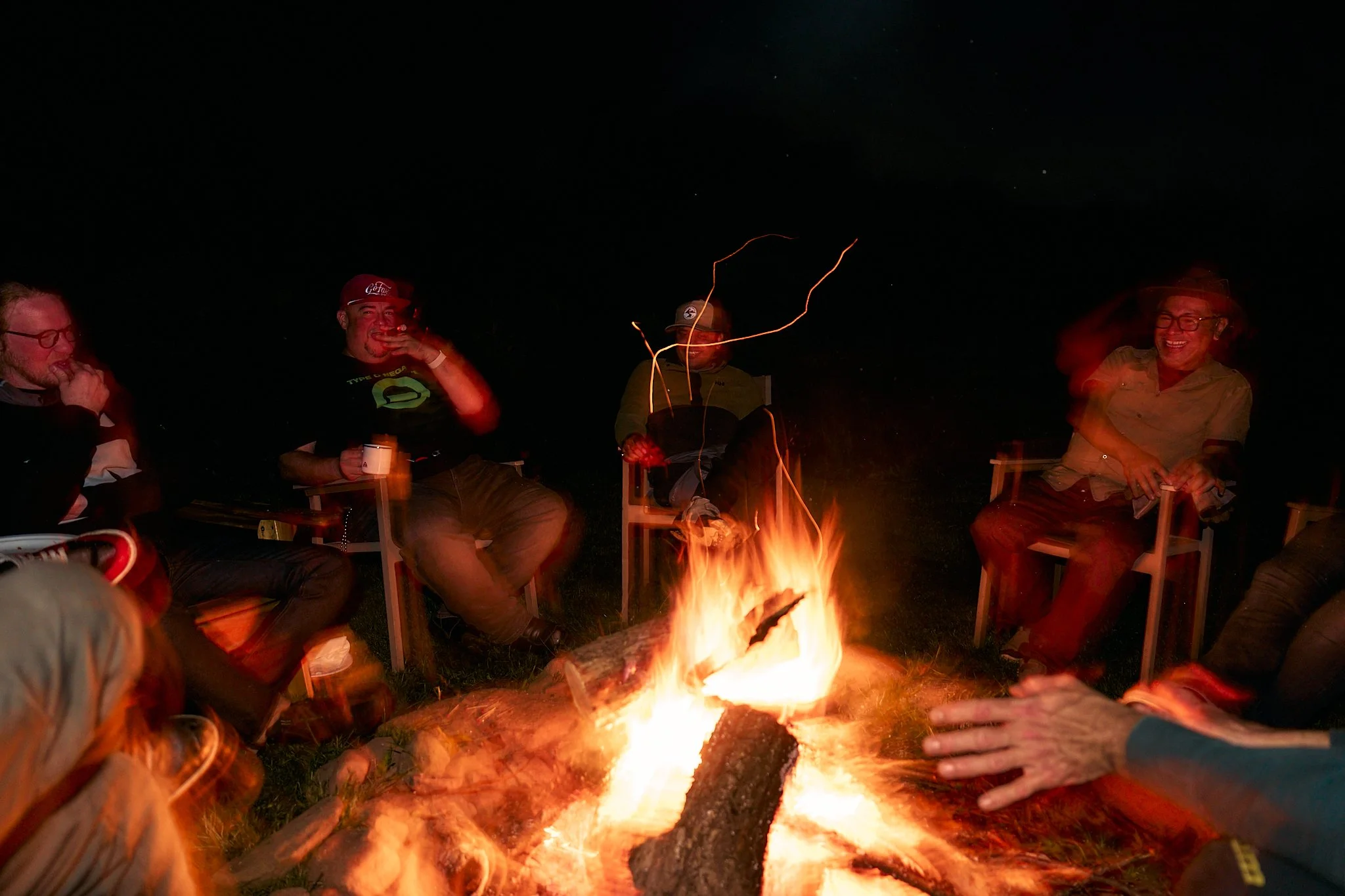 Everyone enjoying the campfire 260912_Basecamp Brooklyn 178_Max Lemoine.jpg
