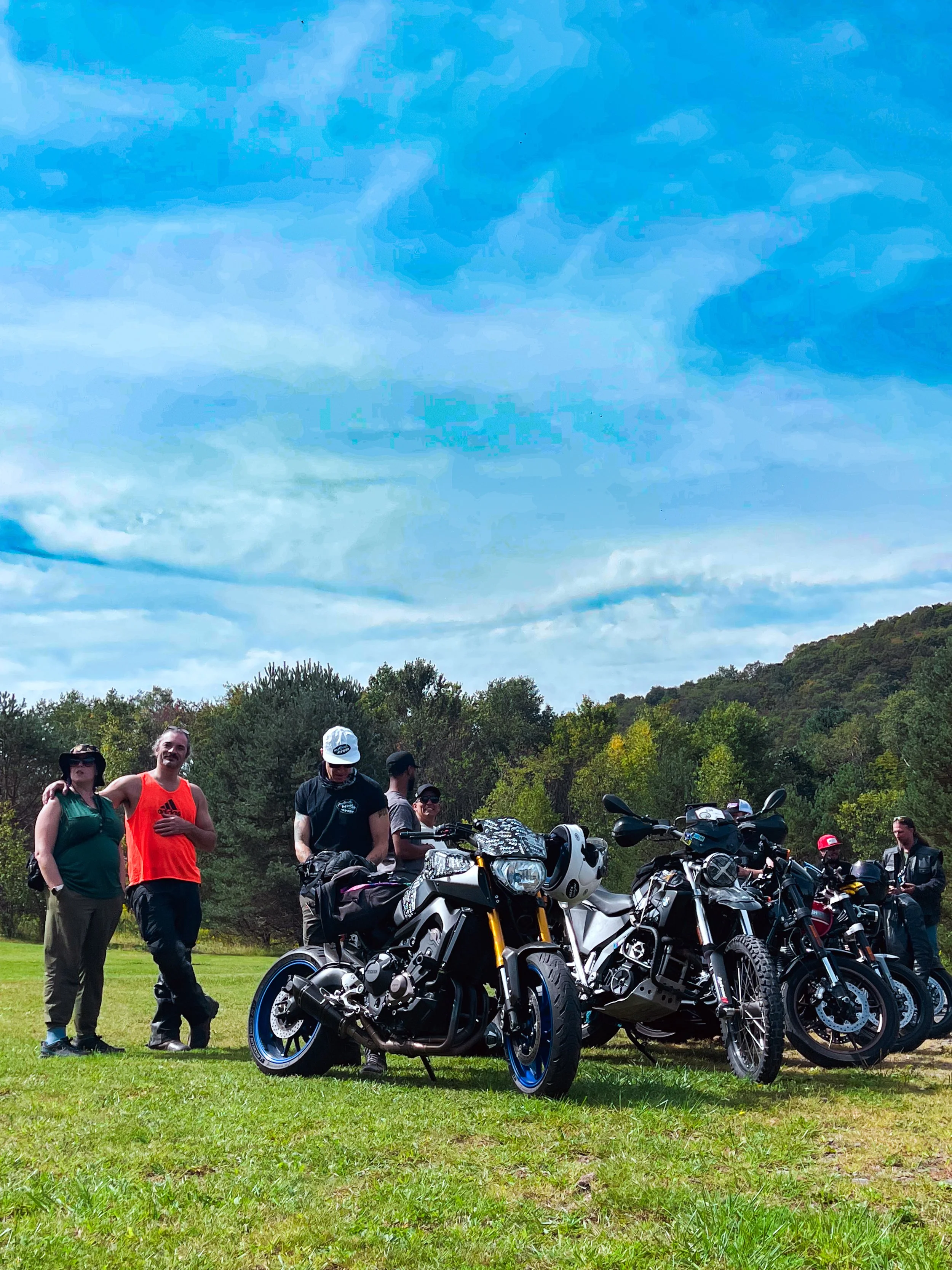 Crew at Fahrt Meetup Upward Brewing Mountain Cruisin 2026.JPG