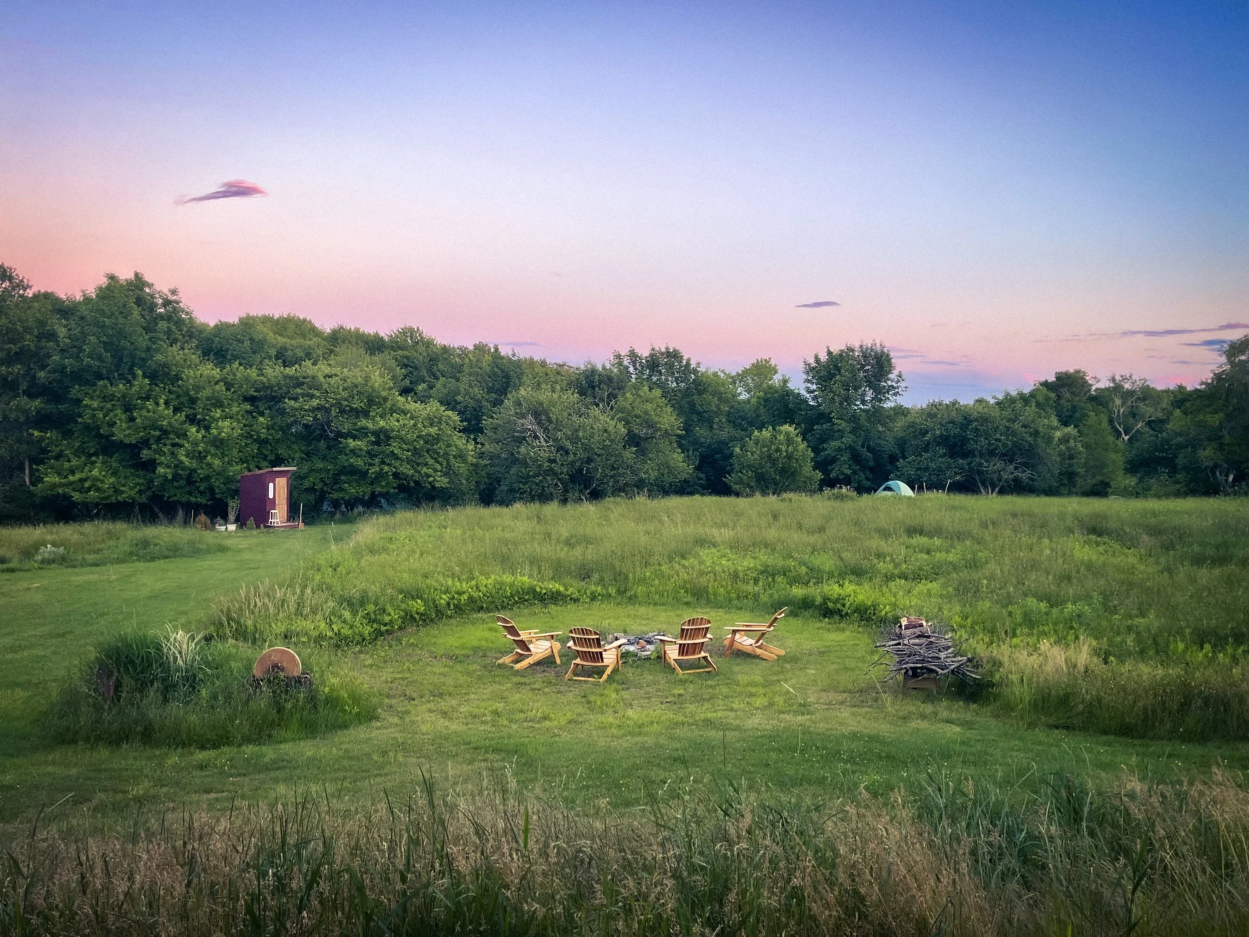 Saturday Evening View of the Meadow Summer Solstice Sizzle 2026.JPG