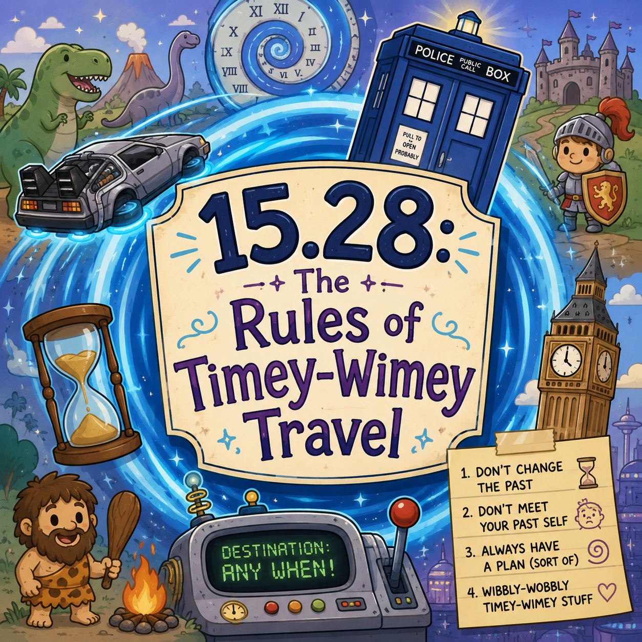 15.28 The Rules of Timey-Wimey Travel episode artwork