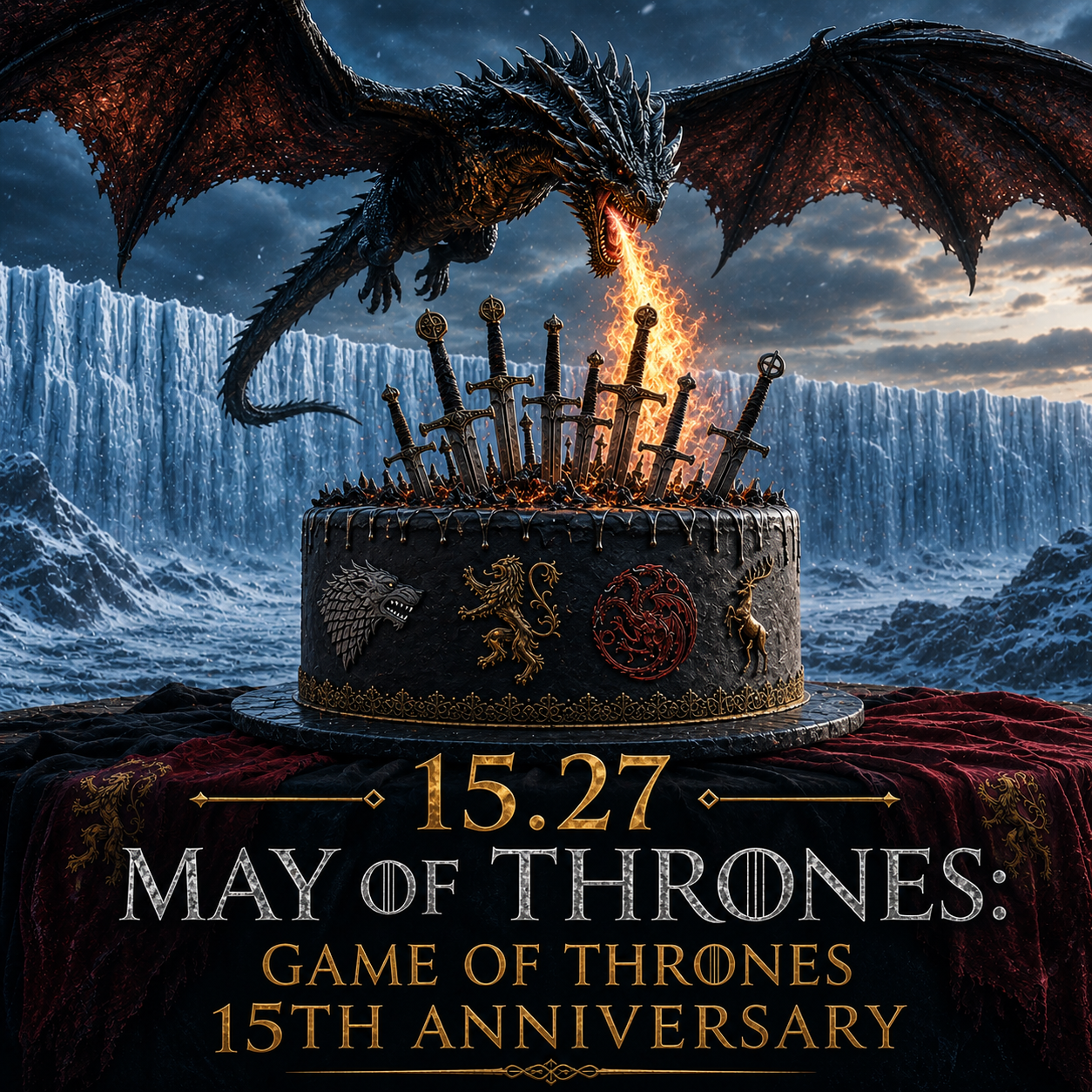 15.27 May of Thrones: Game of Thrones 15th Anniversary episode artwork
