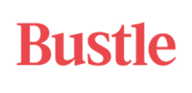 Bustle magazine badge, showing media recognition for dog communicator, dog psychic, pet psychic readings, and pet medium readings and for being the best pet psychic.