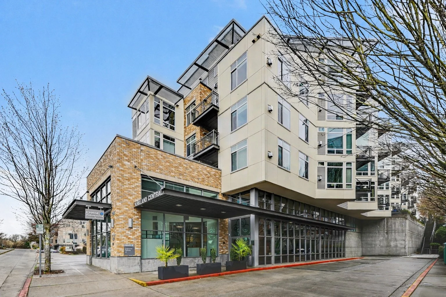 Kirkland Urban Apartments front of building with windows.jpg