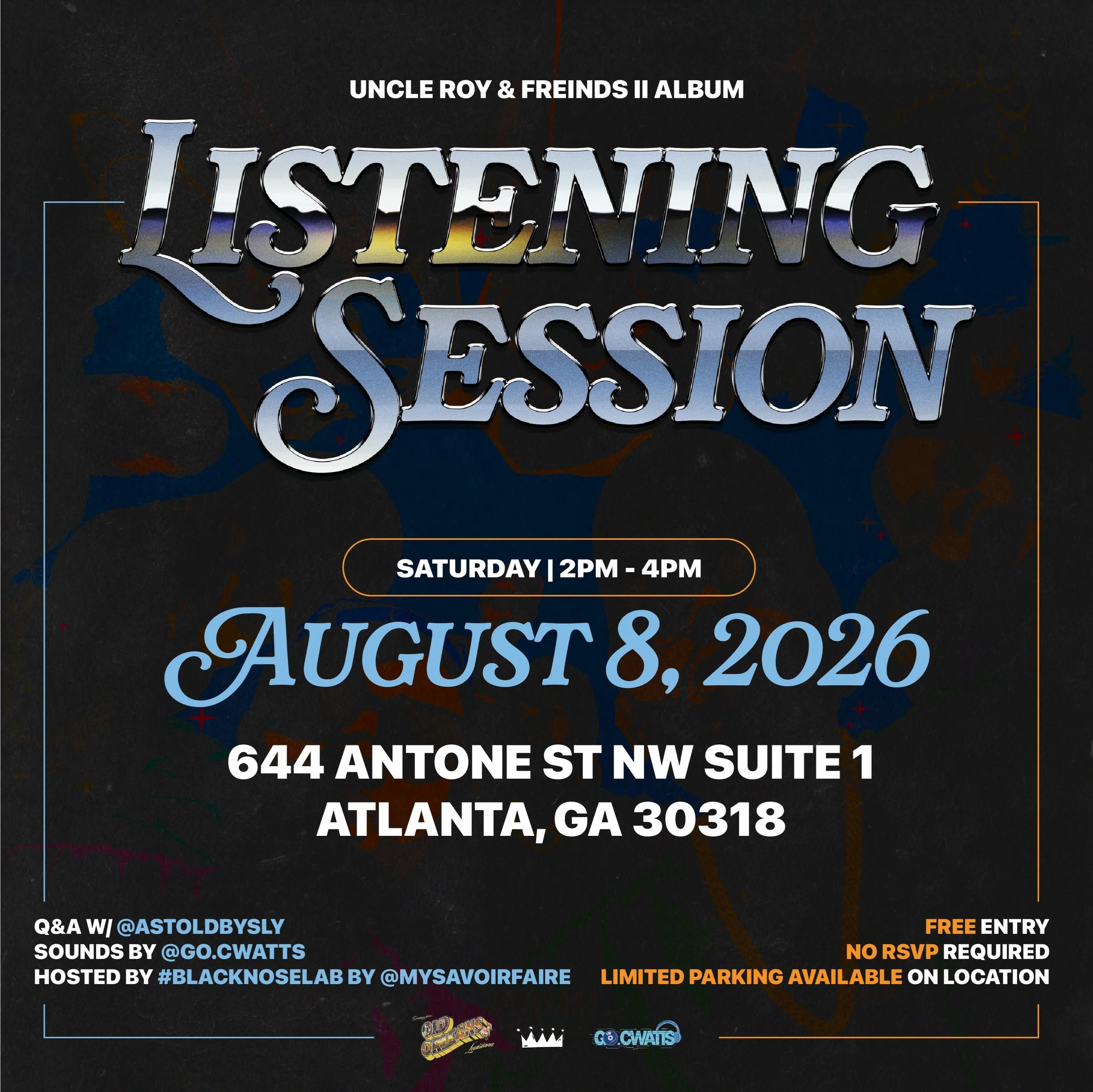 Saturday, August 8, 2-4PM 🏆
Been a while since I put an event together, I miss yall 🥹

It&rsquo;s 1 month since me and my guy @iamtrox dropped Uncle Roy &amp; Friends 2, so I want all my friends to pull up and vibe with me, grab some new merch, con