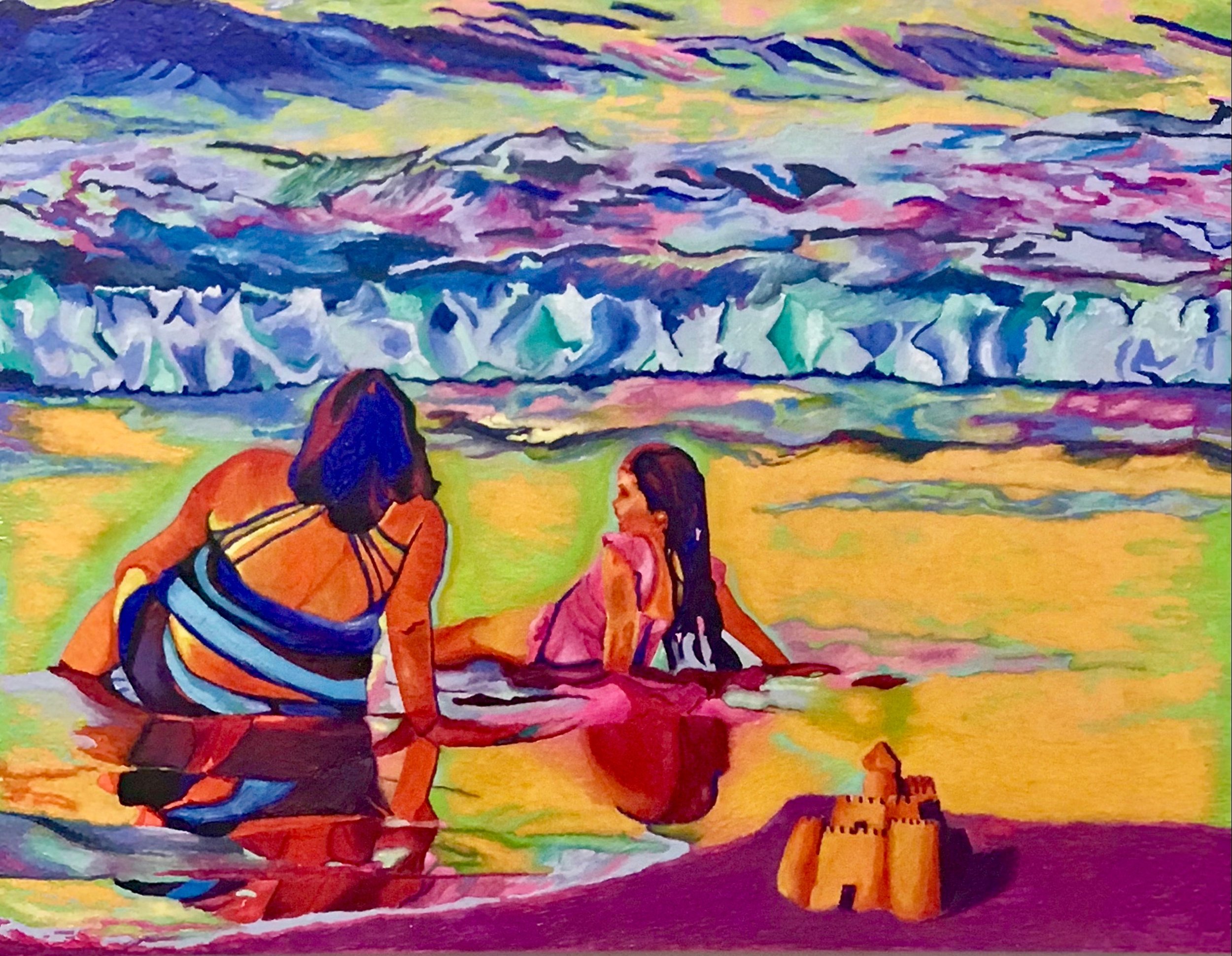 Girl Talk
Encaustic
24x18
2021