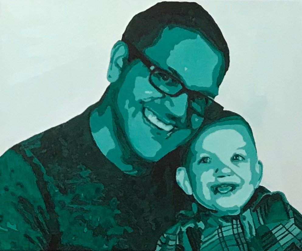Aaron and Andrew
Oil Paint
2020
16x20
