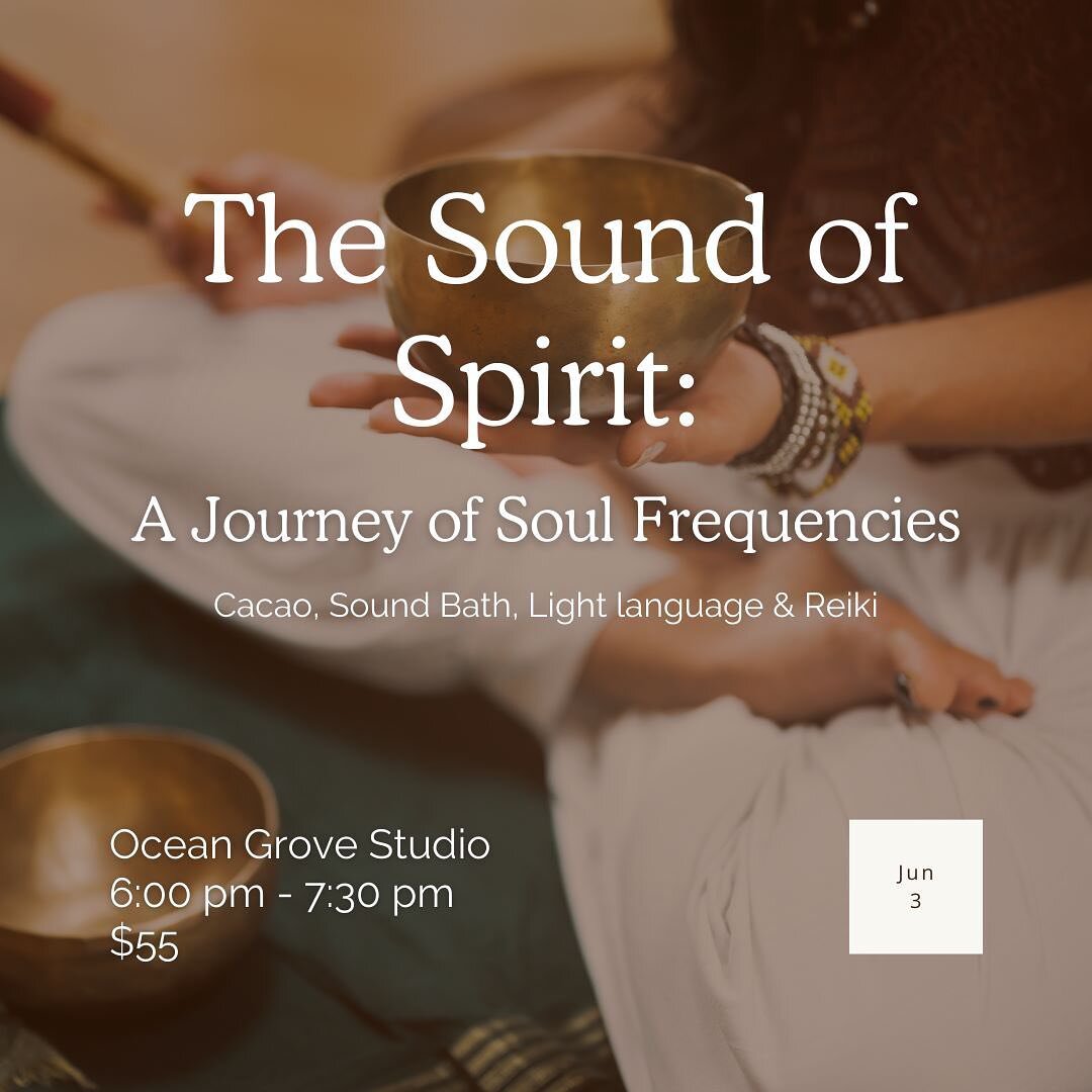 ✨ The Sound of Spirit Workshop ✨

Join Sally &amp; Fabien for a deeply relaxing &amp; healing event this Saturday evening. 

Enjoy a generous warm cup of cacao to start the event. Then a guided meditation into the heart space to prepare for an inward