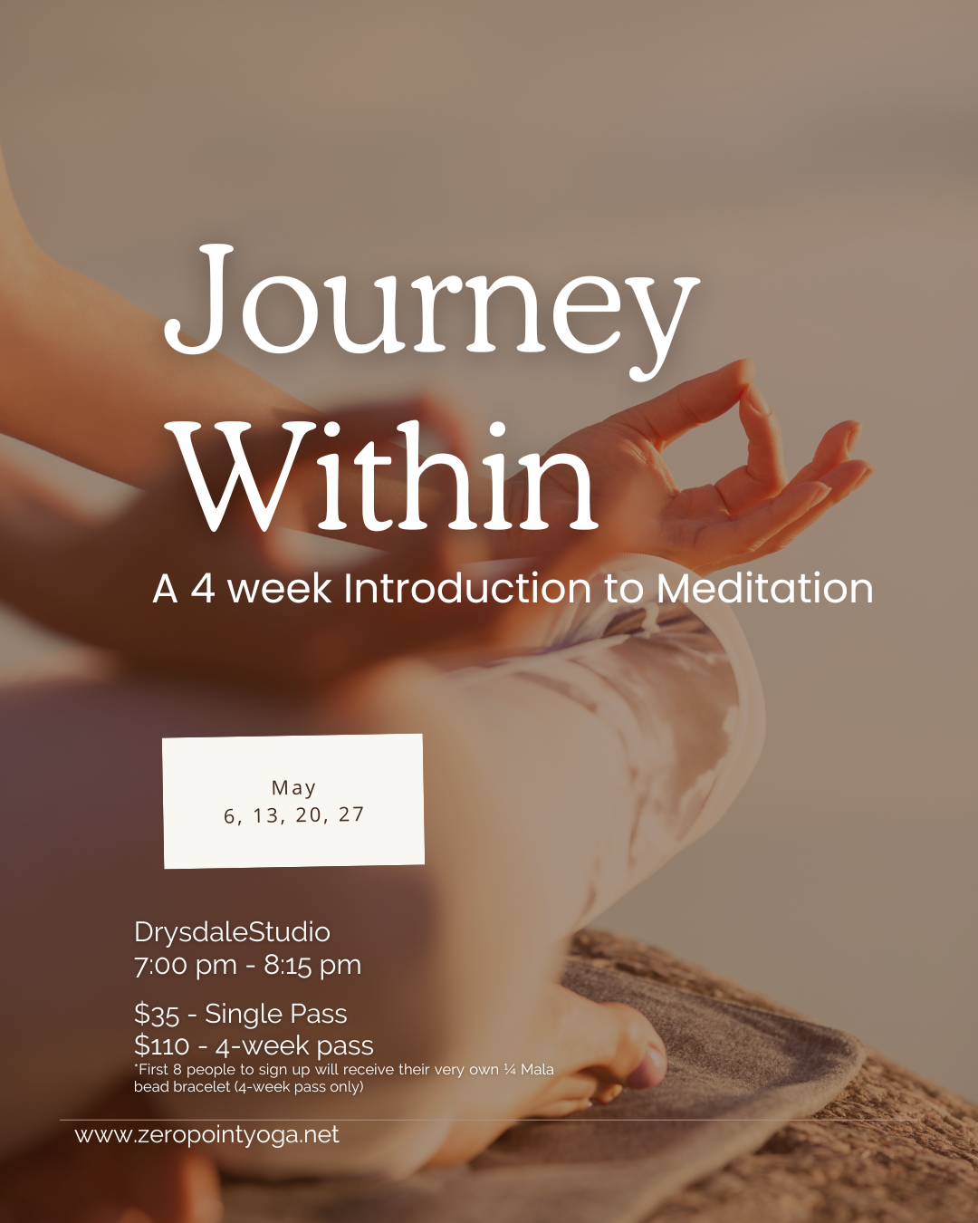 Journey Within: A 4 week Introduction to Meditation