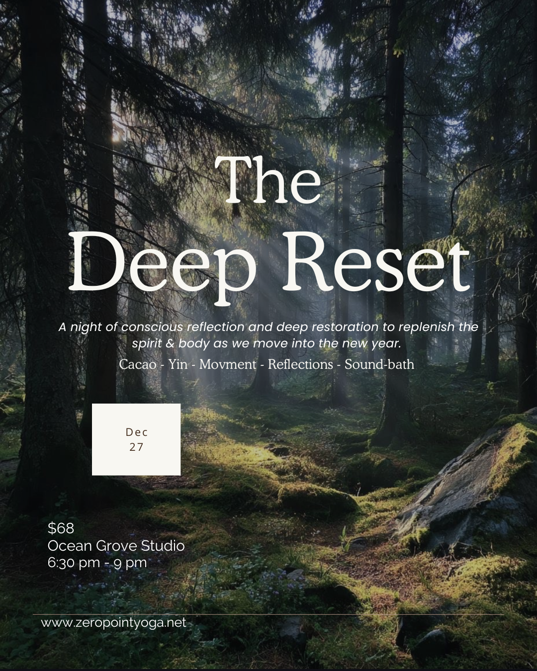 The Deep Reset