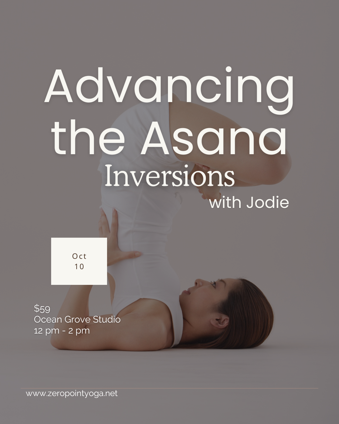 Advancing the Asana: Inversions with Jodie