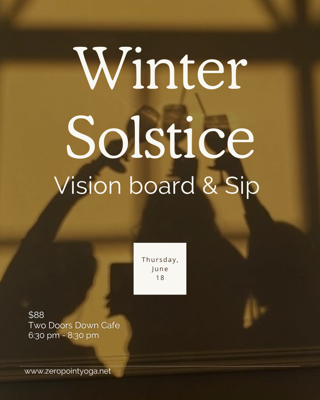Winter Solstice: Vision board &amp; Sip