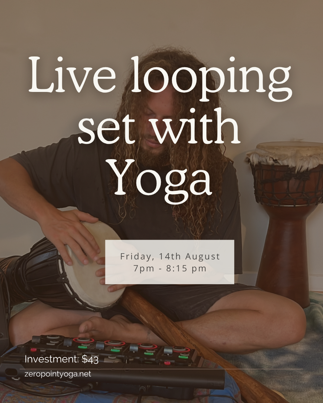 Live looping set with Yoga