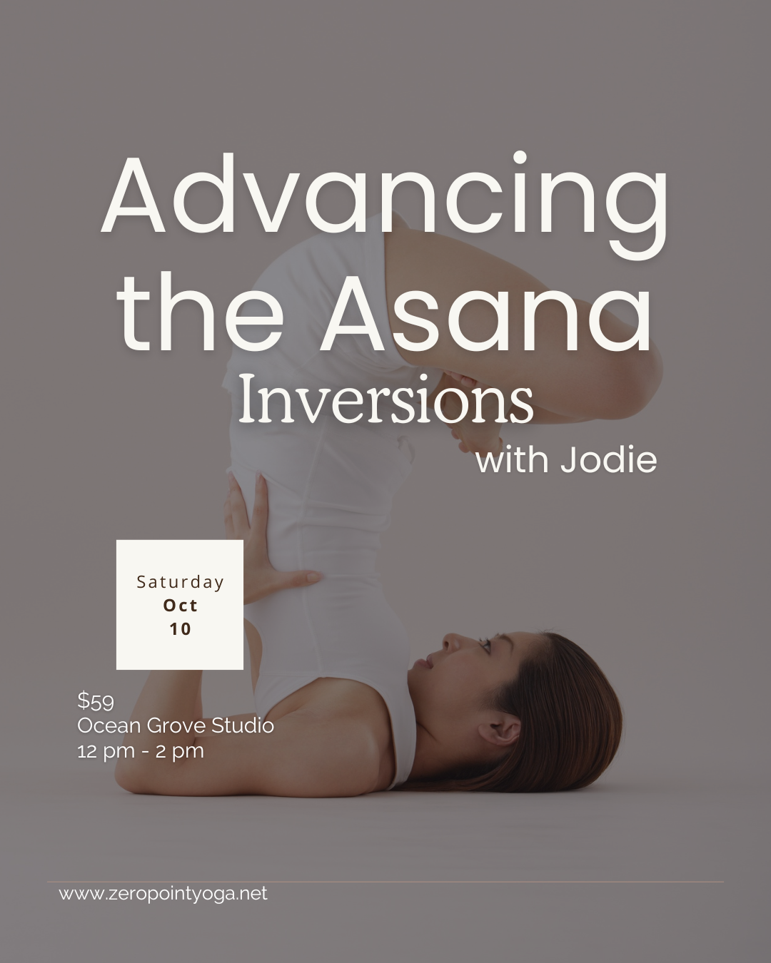 Advancing the Asana: Inversions with Jodie