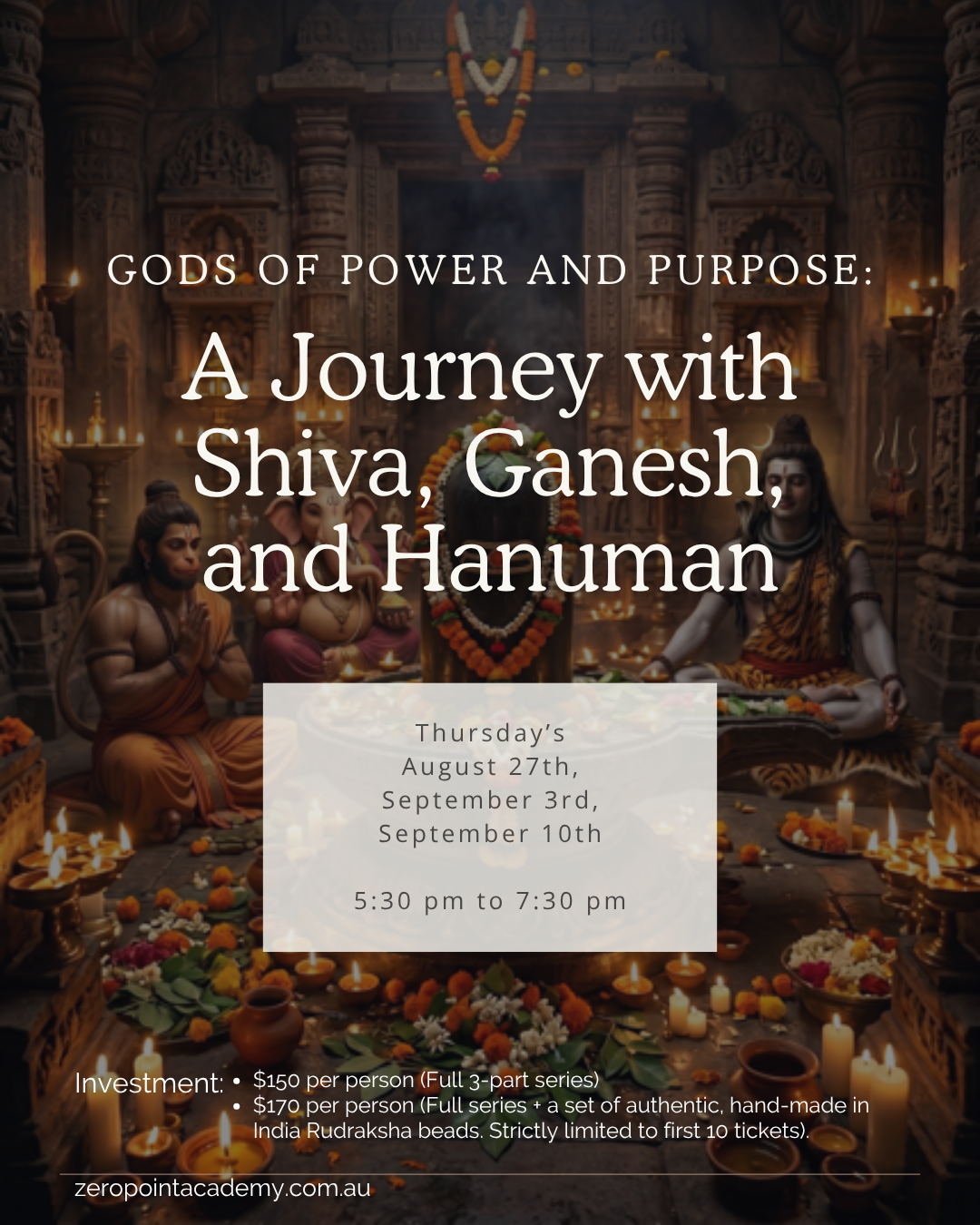 Gods of Power and Purpose: A Journey with Shiva, Ganesh, and Hanuman