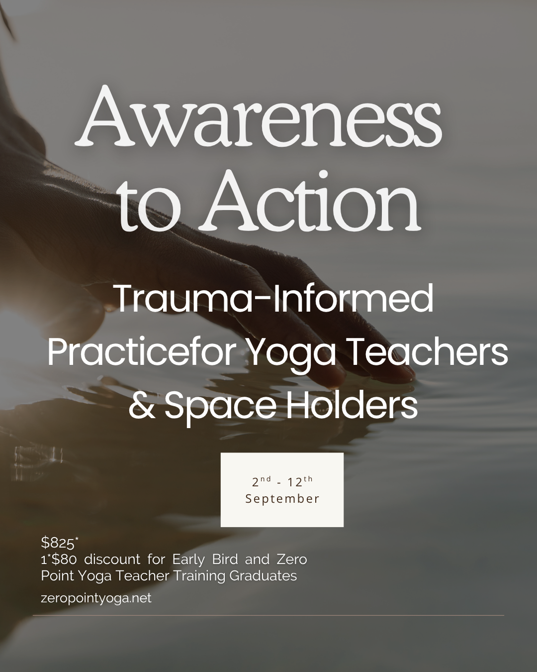 Awareness to Action: Trauma-Informed Practice for Yoga Teachers & Space Holders