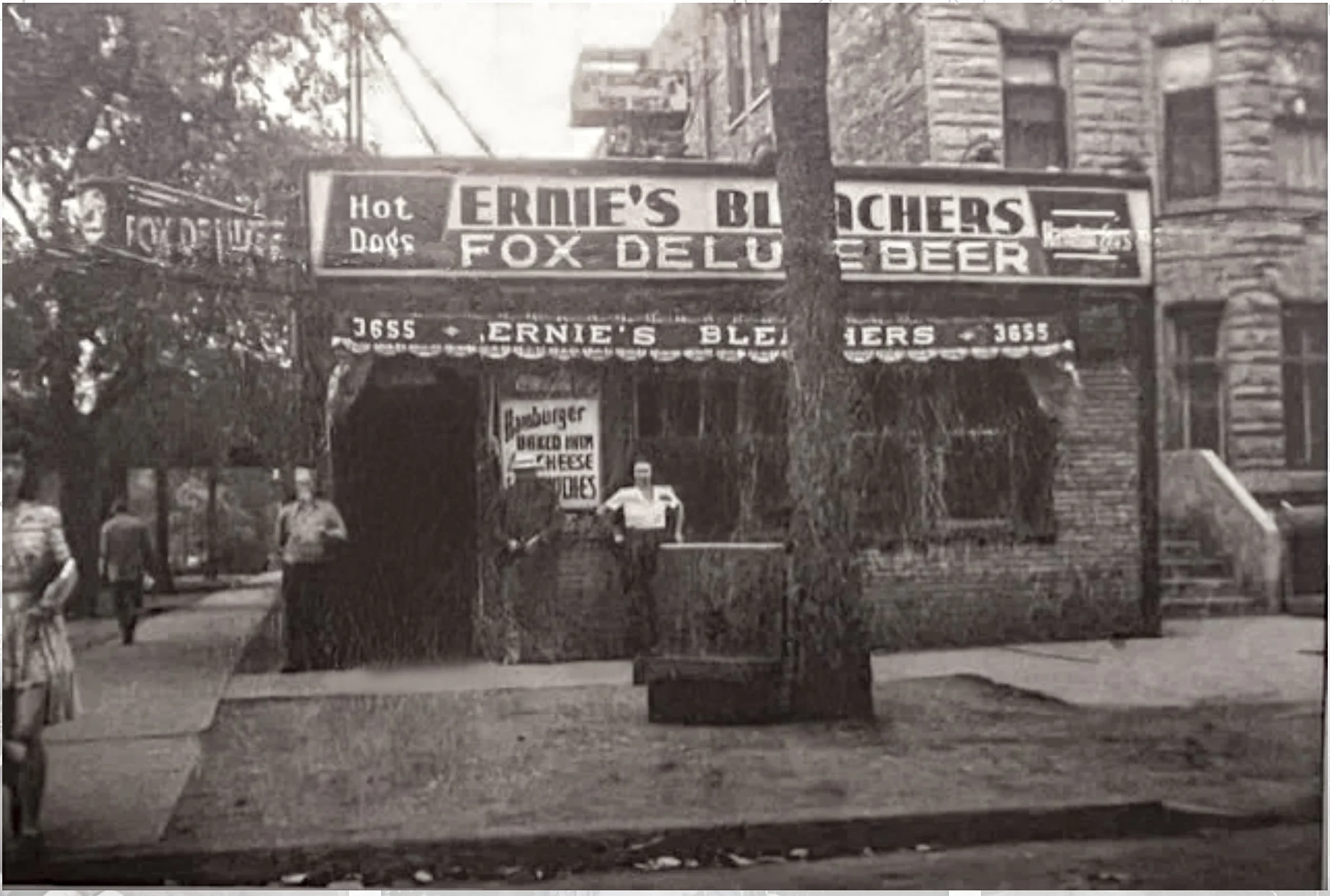 Ernie's Bleachers 1945