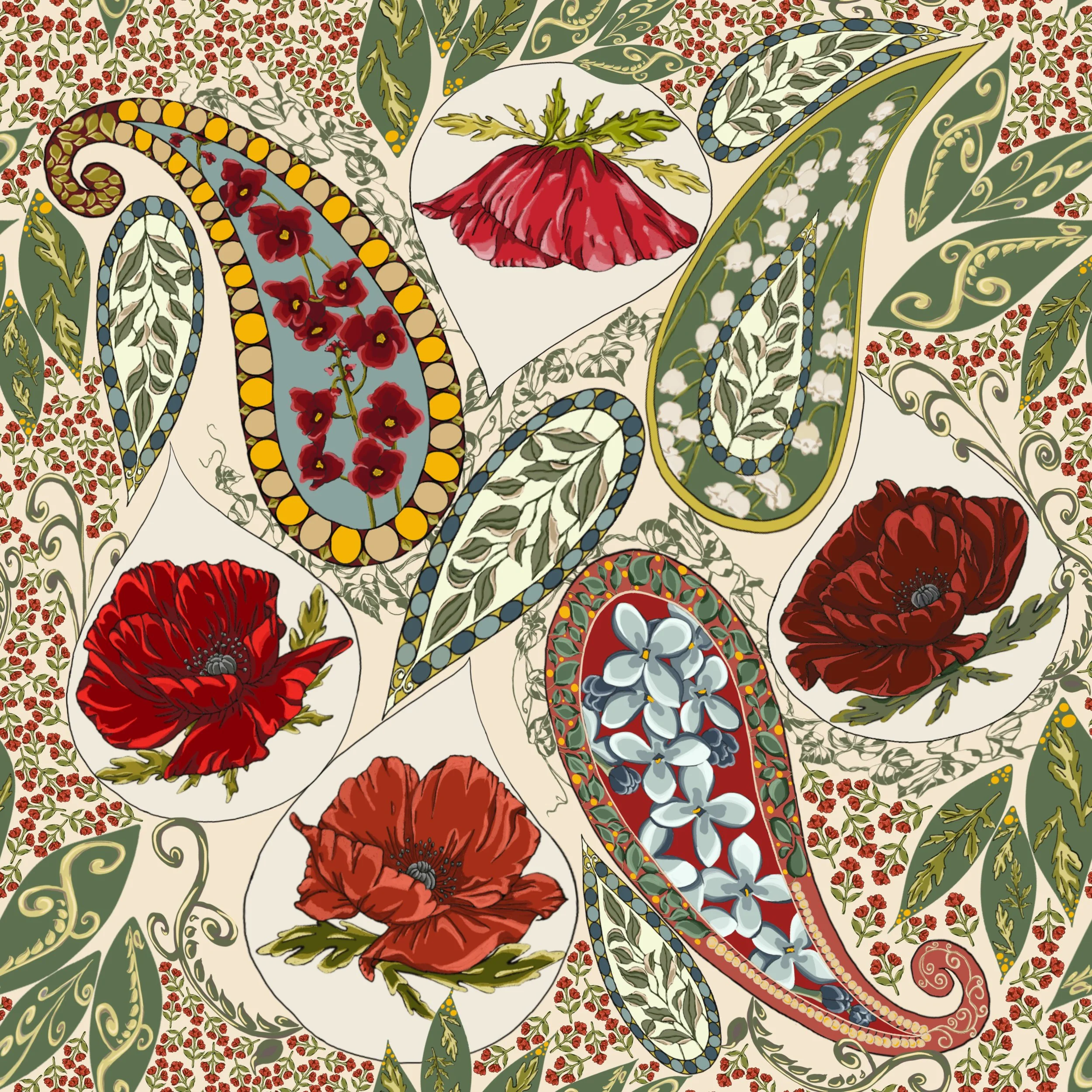 Paisley & Poppies