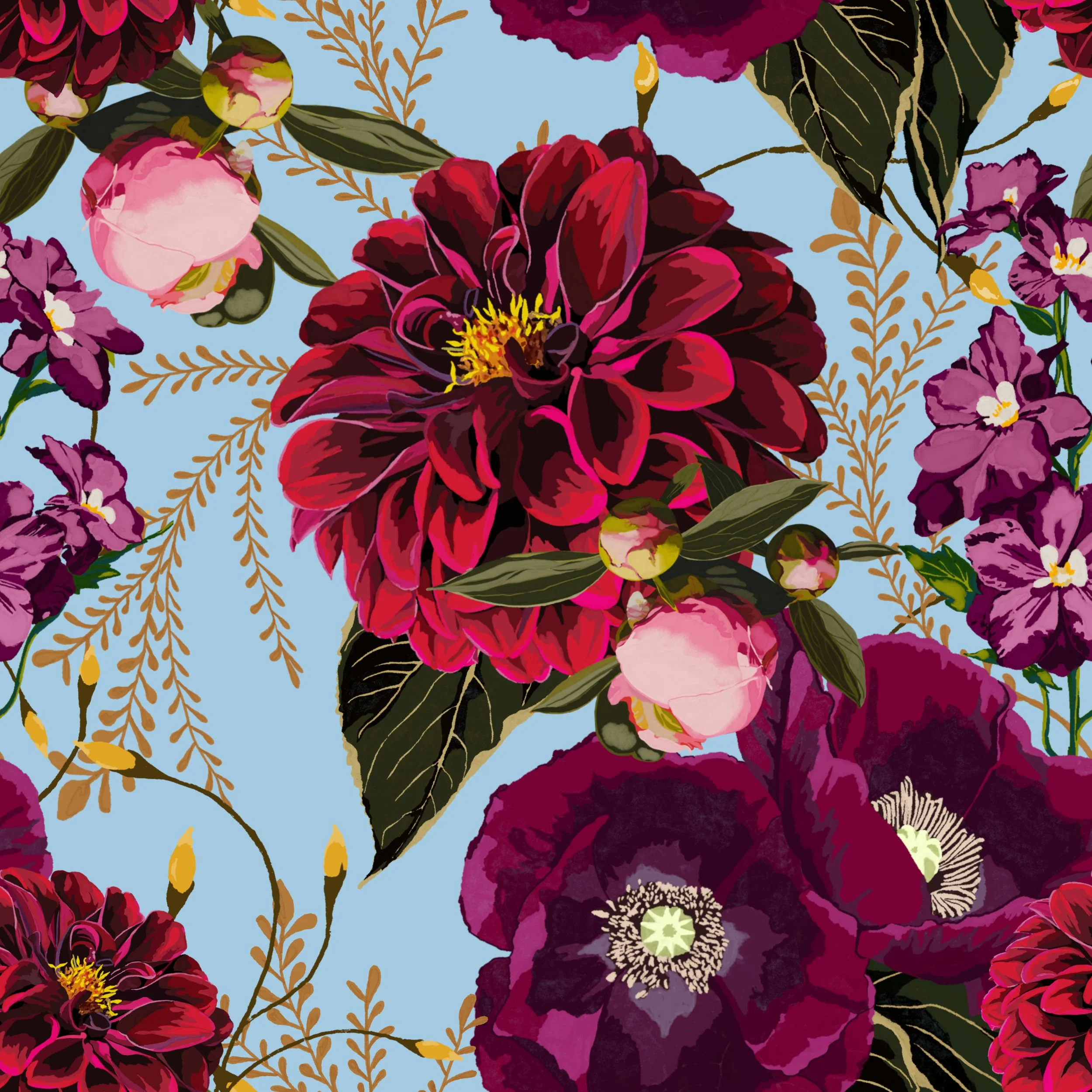 Fuchsia Fever Florals