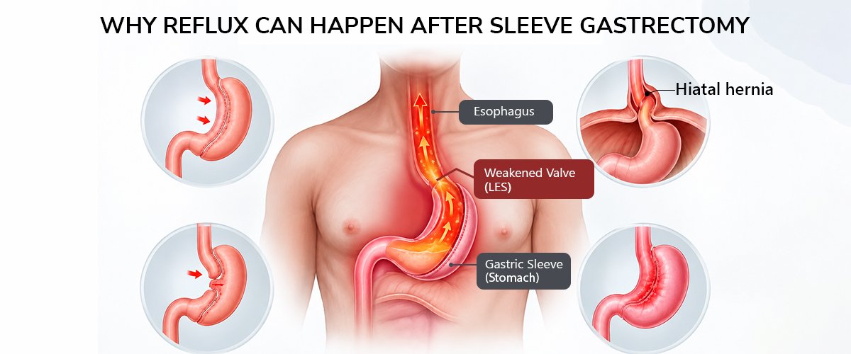 Reflux After Weight Loss Surgery: Could a Hiatus Hernia Be the Cause?