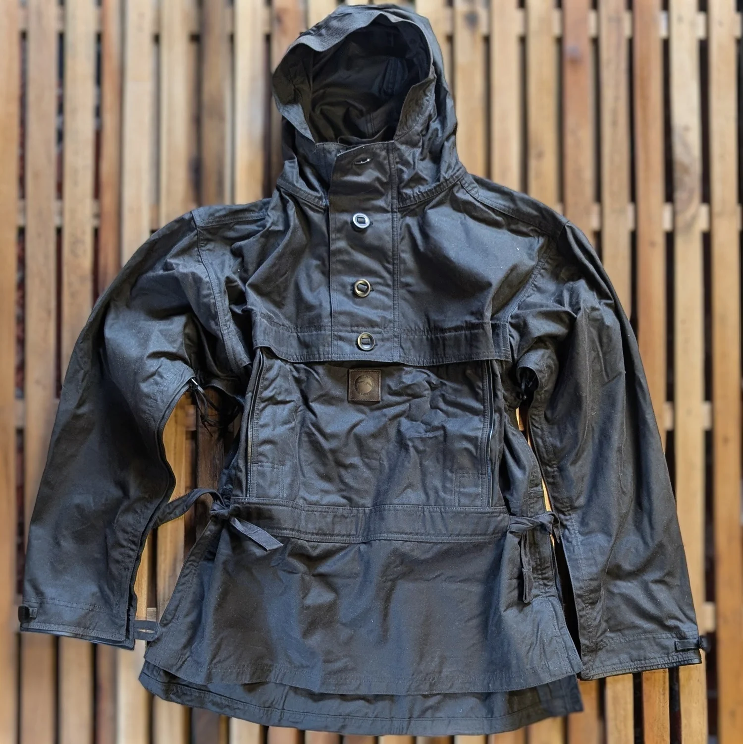 waxed canvas anorak — Peak Oil Company