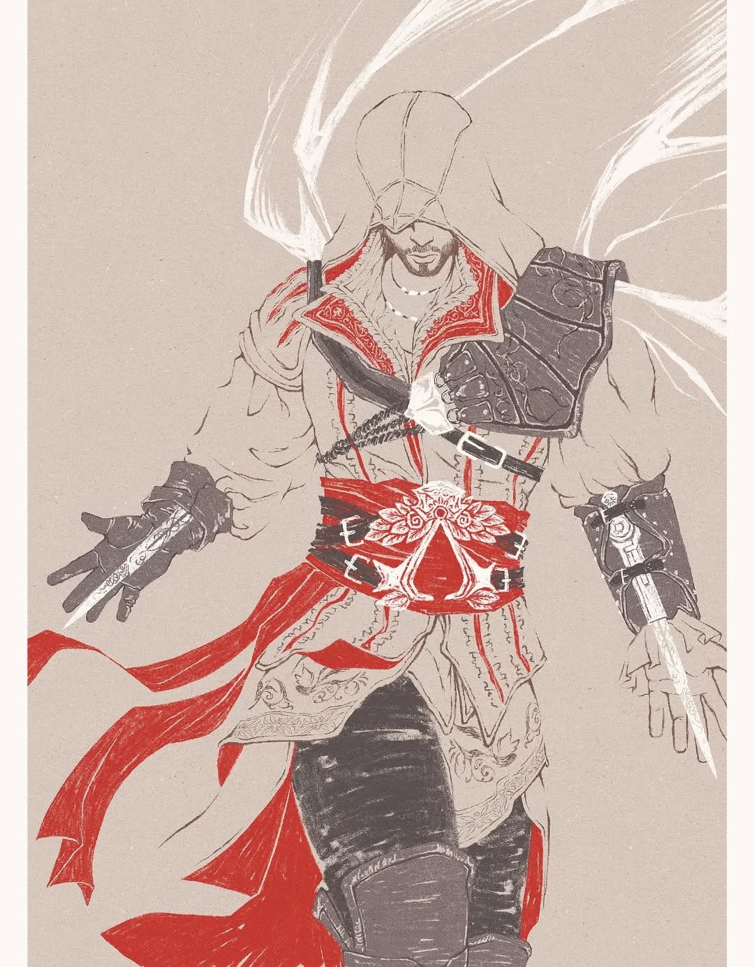 This one goes out to the creeders, the haystack divers, the horse stealers 
.
Prints in the near future 
.
.
I want everyone to know, in spite of the immense ezio respect in this illo, Altair is my #1 forever 
.
.
.
#ezioauditore #assasinscreed #ezio