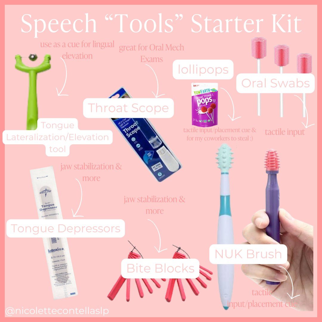 These are my holy grail tools. I have them in almost every bag, office, or area that I have. Sometimes I even find them in my pockets :)! 

Many of these tools can be purchased on Amazon or on @talktoolstherapy! 

Did I forget any of your favorite to