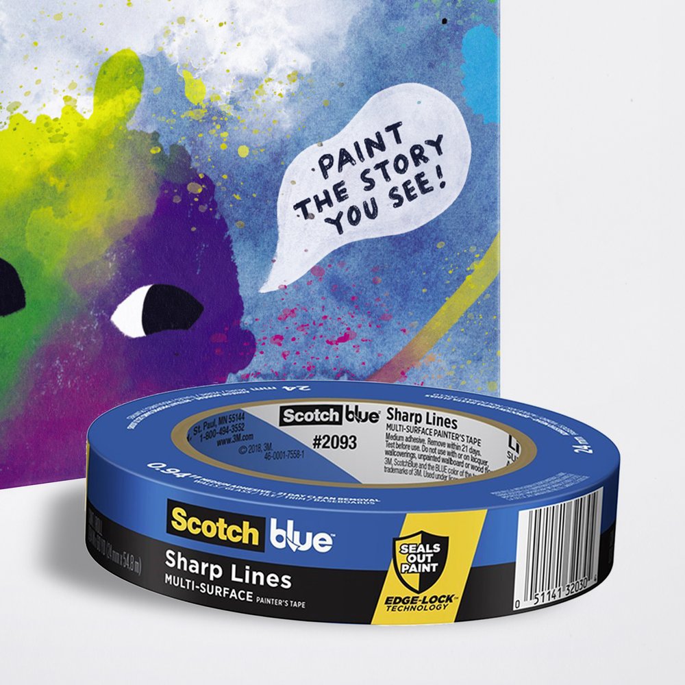 ScotchBlue Basic Painter's Tape — Tiny Toro and Her Very Long Arms
